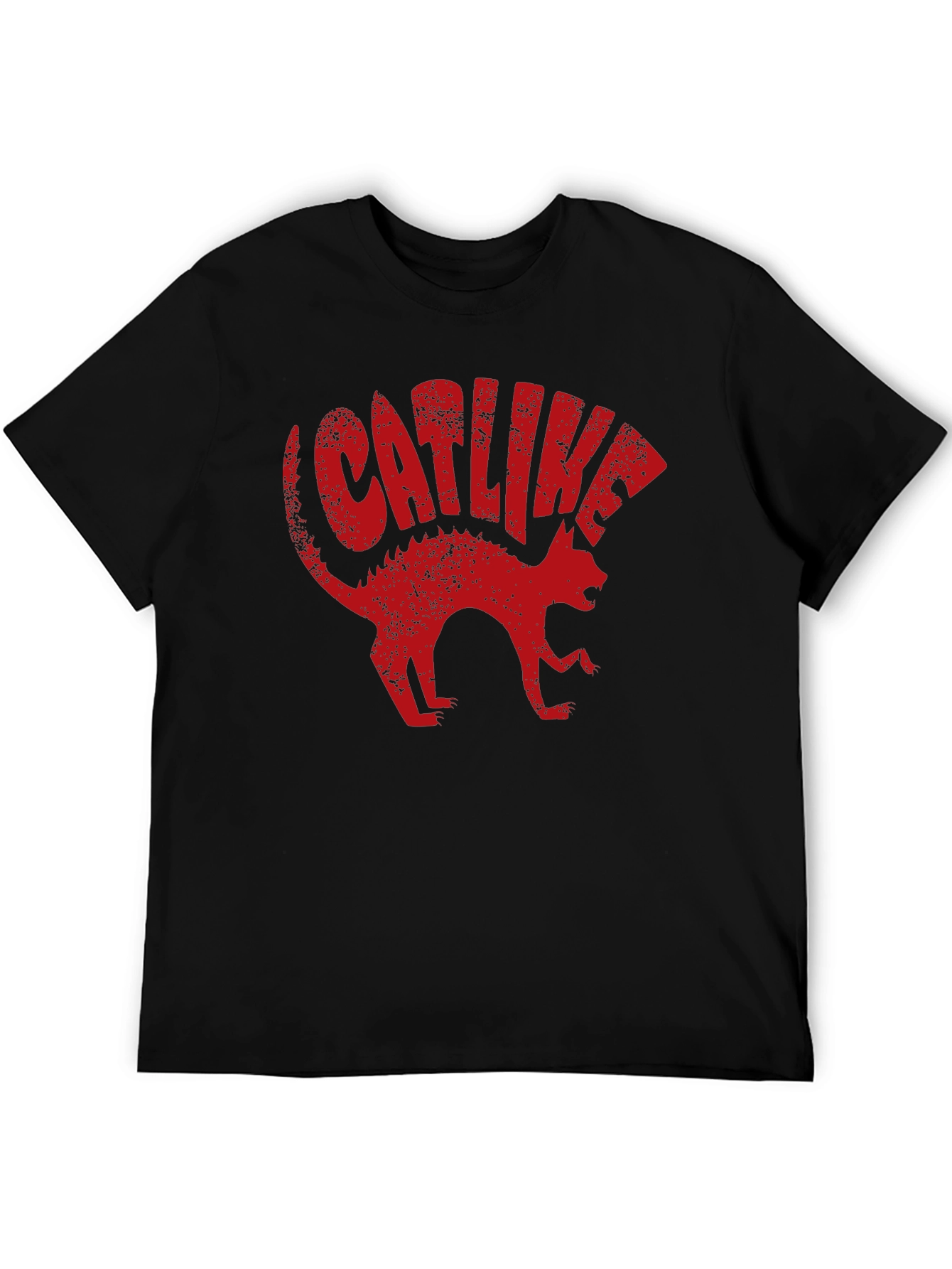 Catlike T-Shirt - Mens Black Graphic Tee