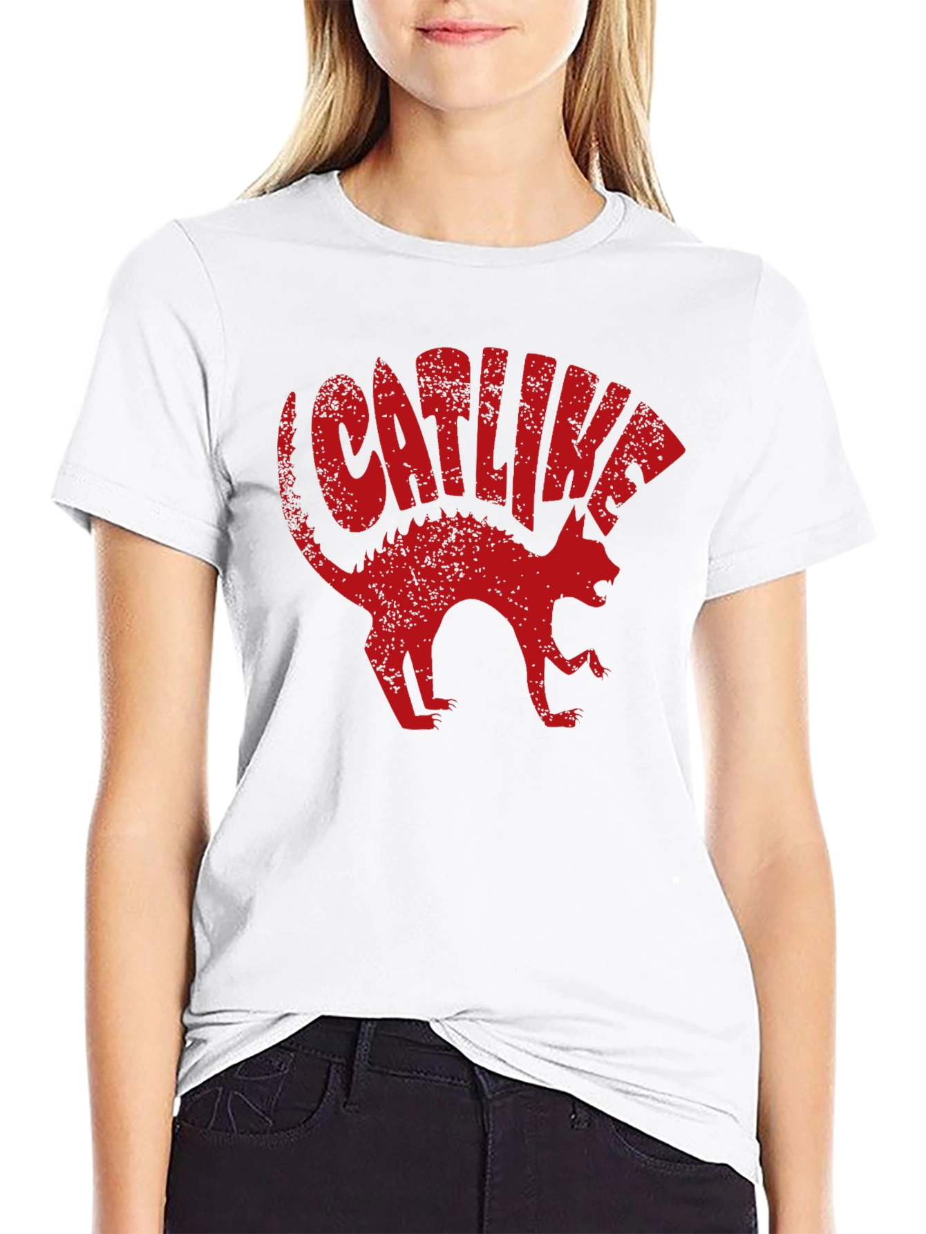Catlike T-Shirt - Mens Black Graphic Tee