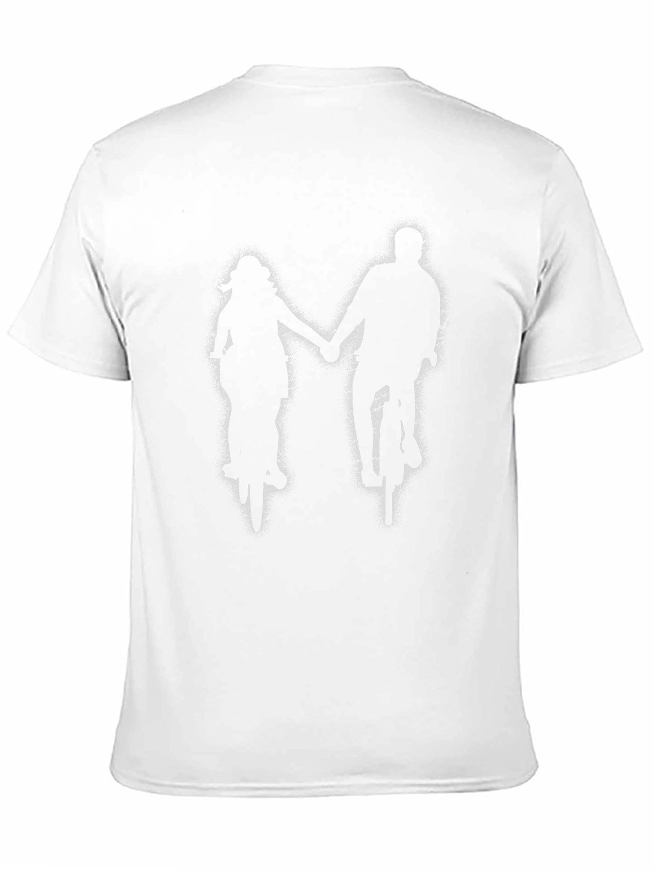 Couple Riding Bikes Silhouette T-Shirt