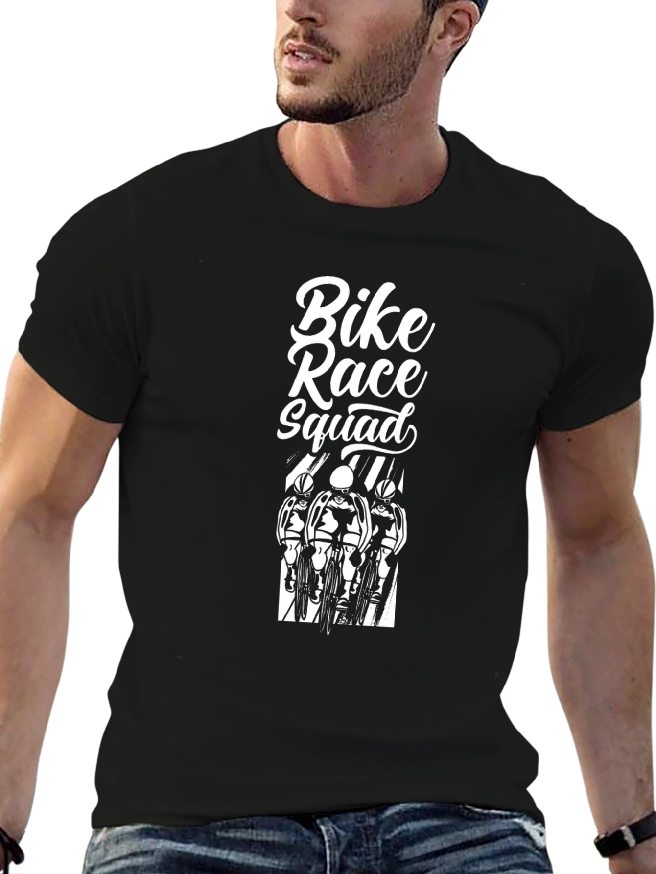 Bike Race Squad Black T-Shirt