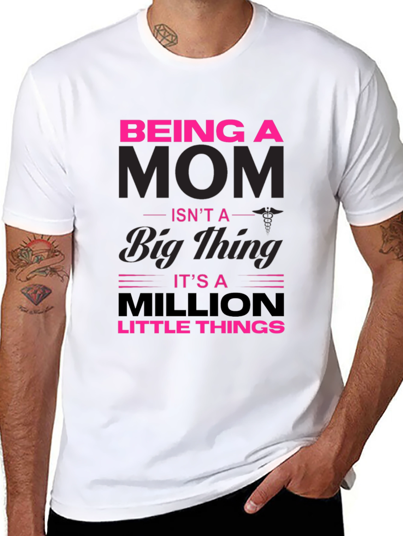 Being A Mom Graphic T-Shirt