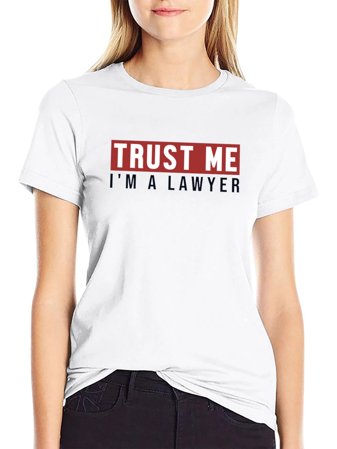 Trust Me Im A Lawyer Black T-Shirt