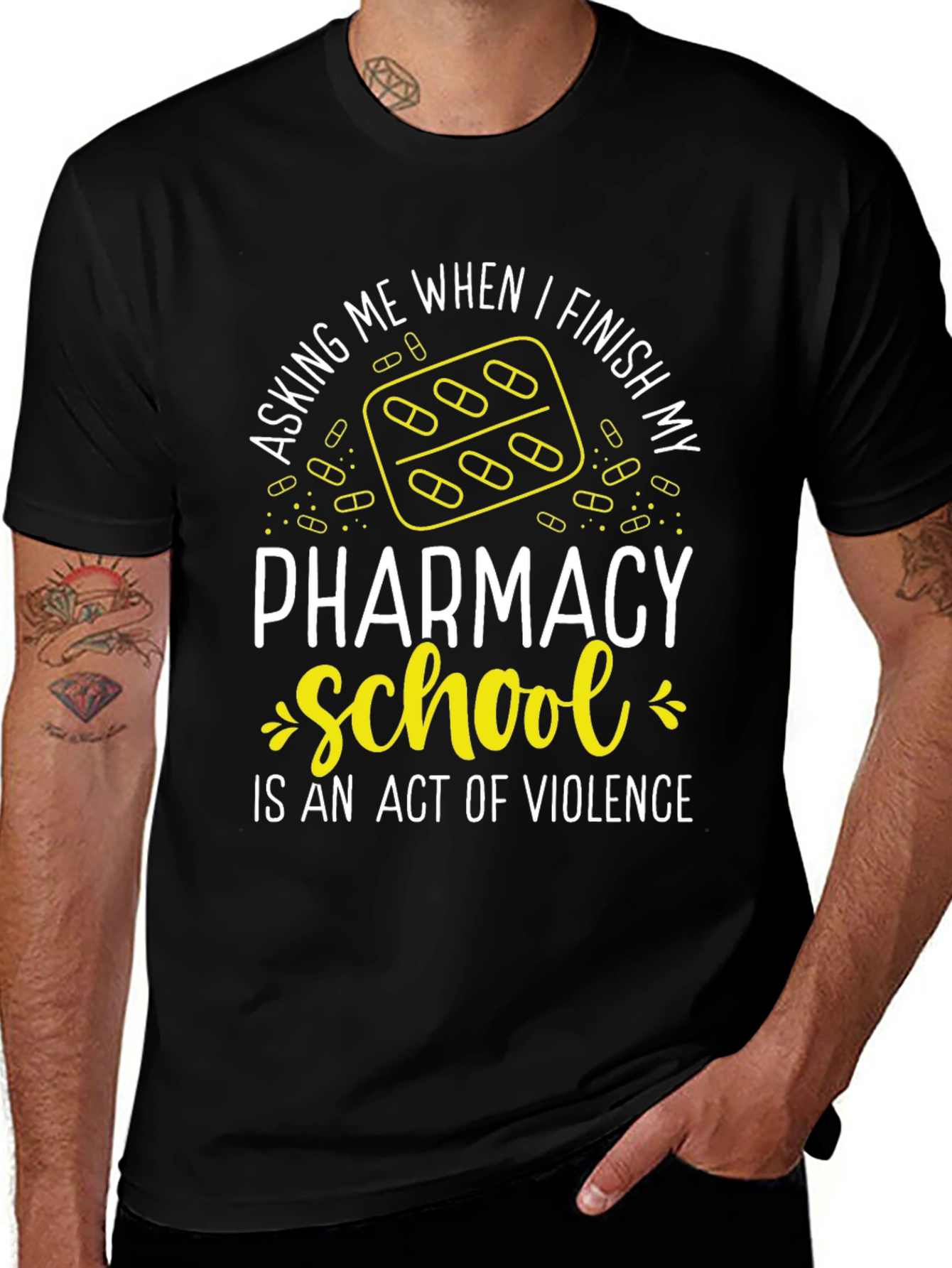 Pharmacy School Violence T-Shirt