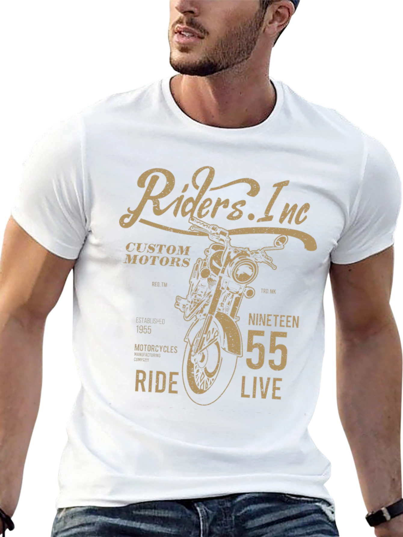 Riders. Inc Motorcycle Graphic Tee