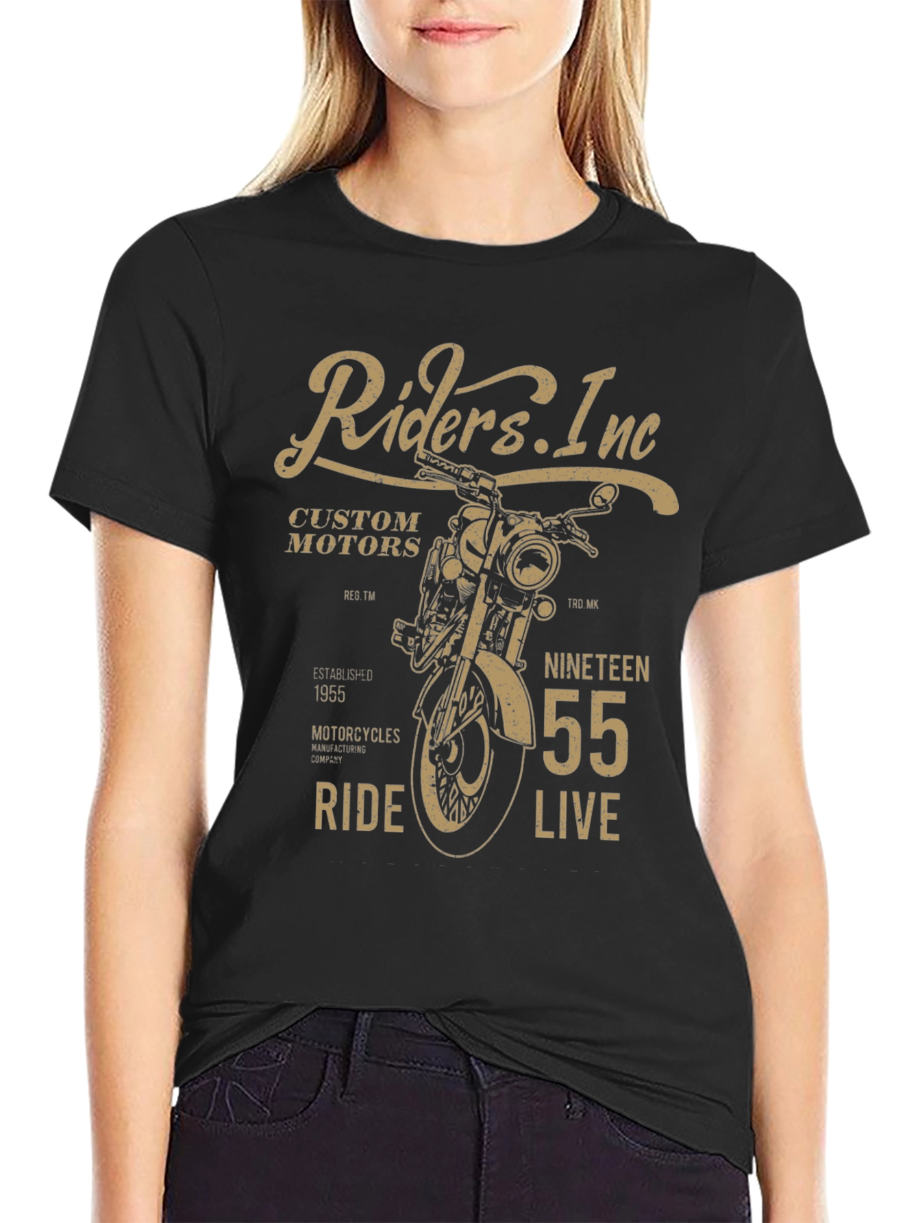 Riders. Inc Motorcycle Graphic Tee