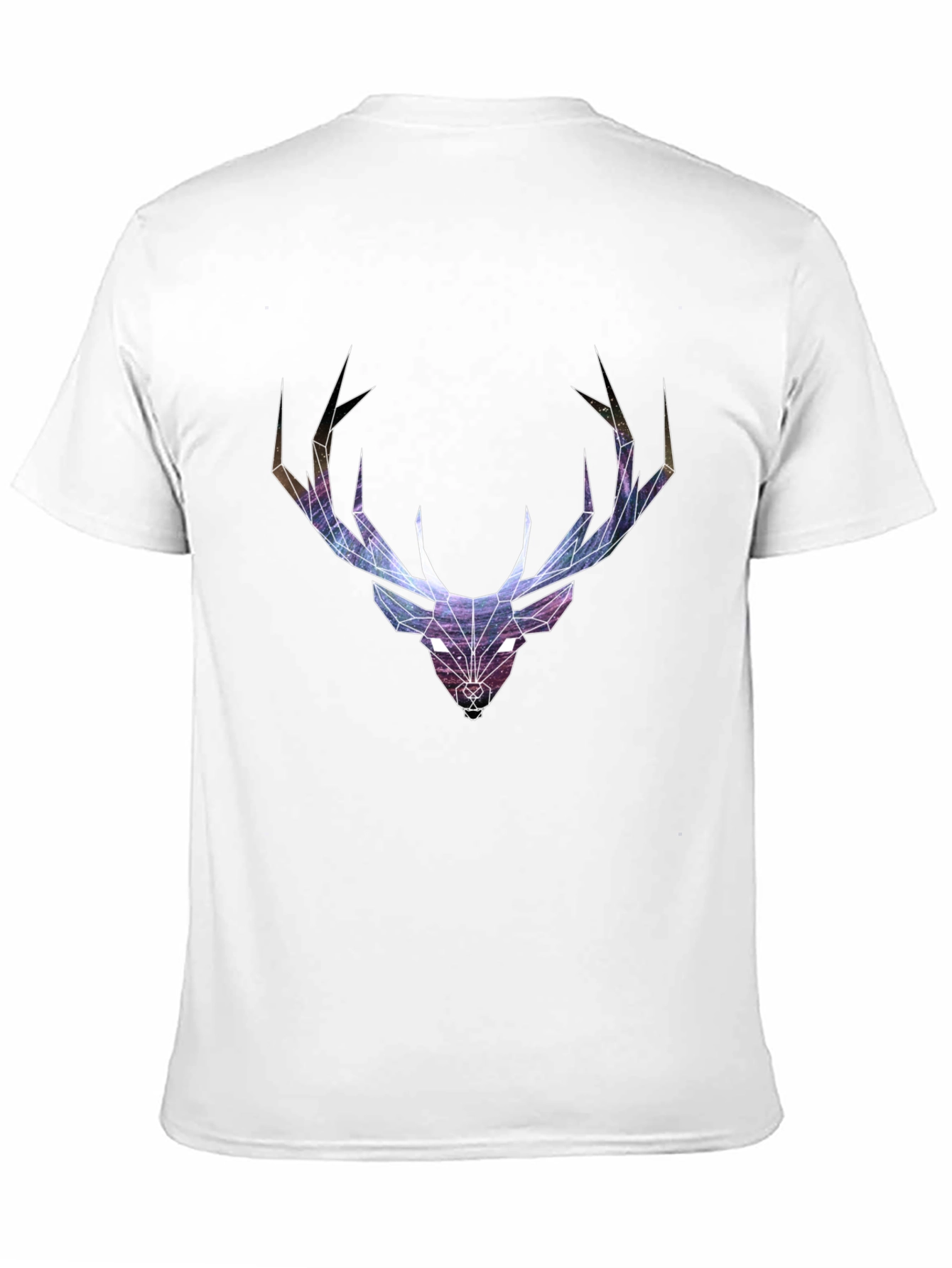 Geometric Deer Head Graphic T-Shirt