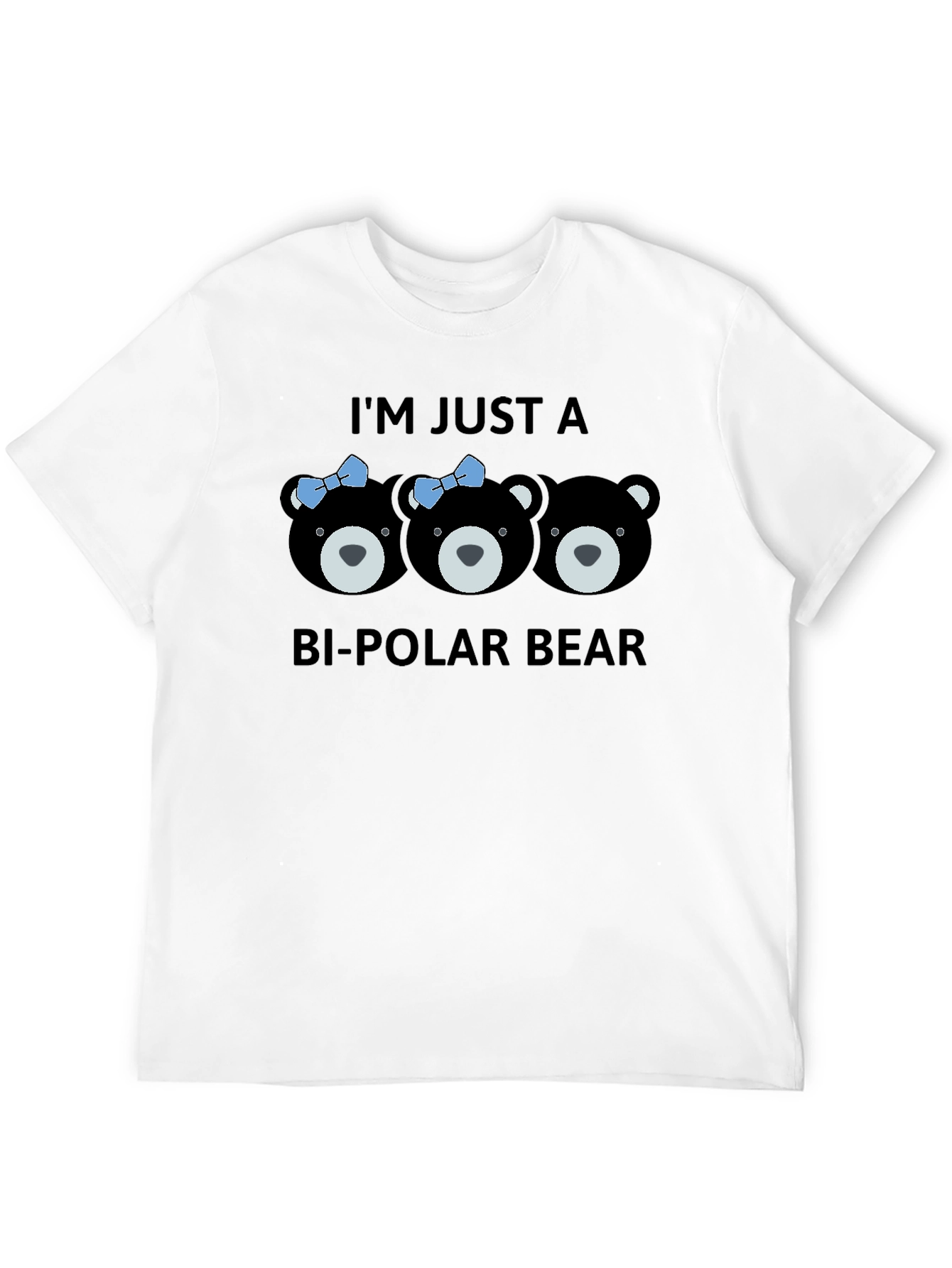 Bipolar Bear Graphic Tee - Unique Humor T-Shirt