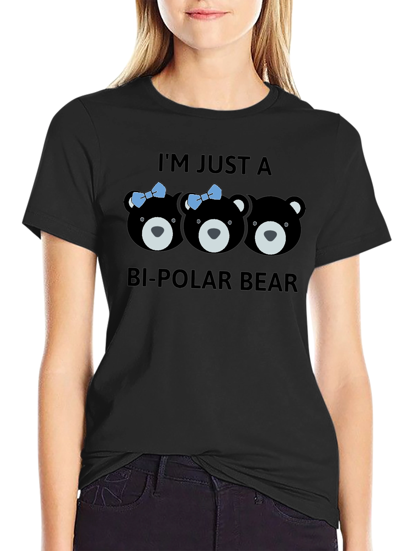 Bipolar Bear Graphic Tee - Unique Humor T-Shirt