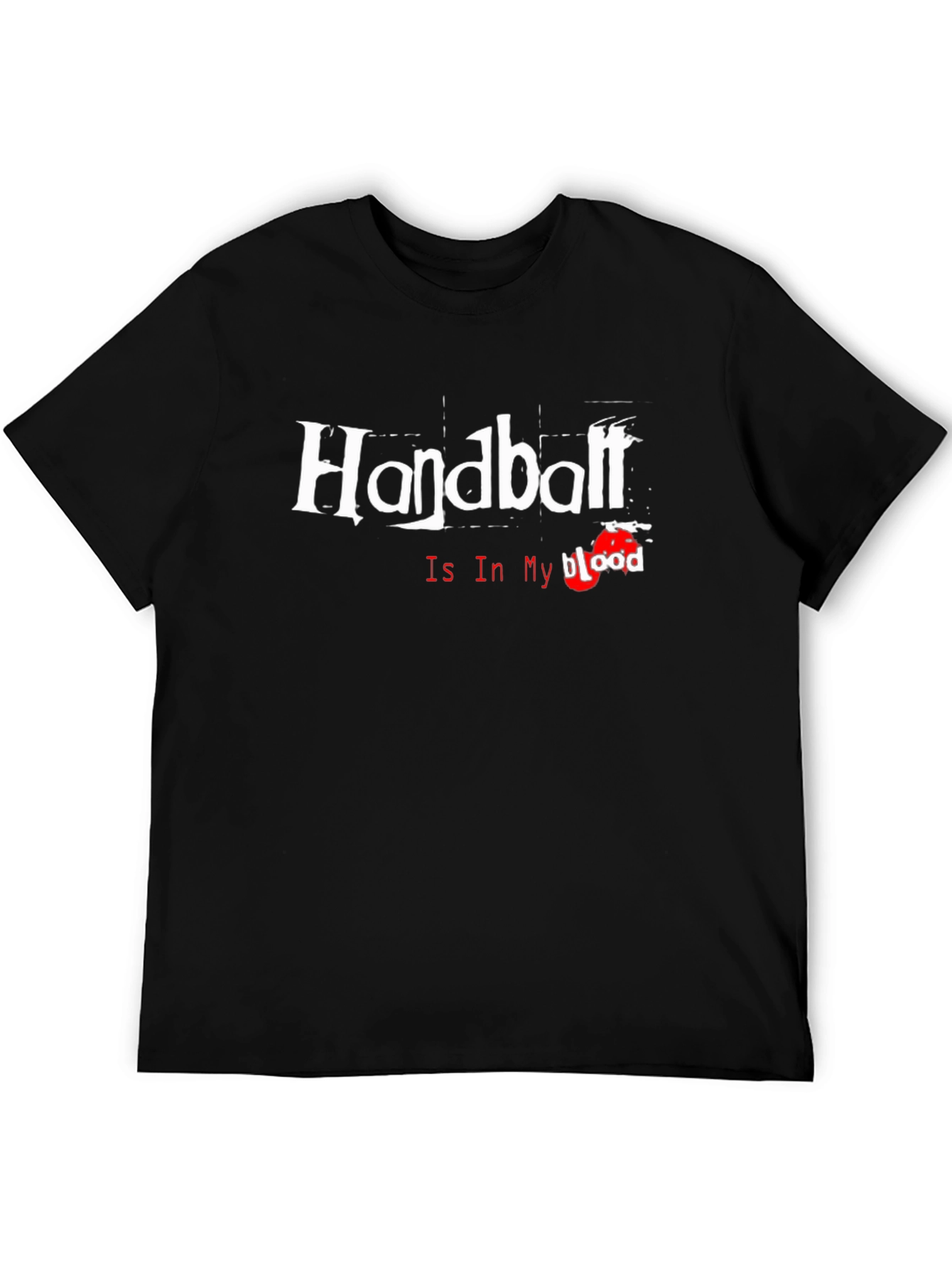 Handball Is In My Blood T-Shirt - Black
