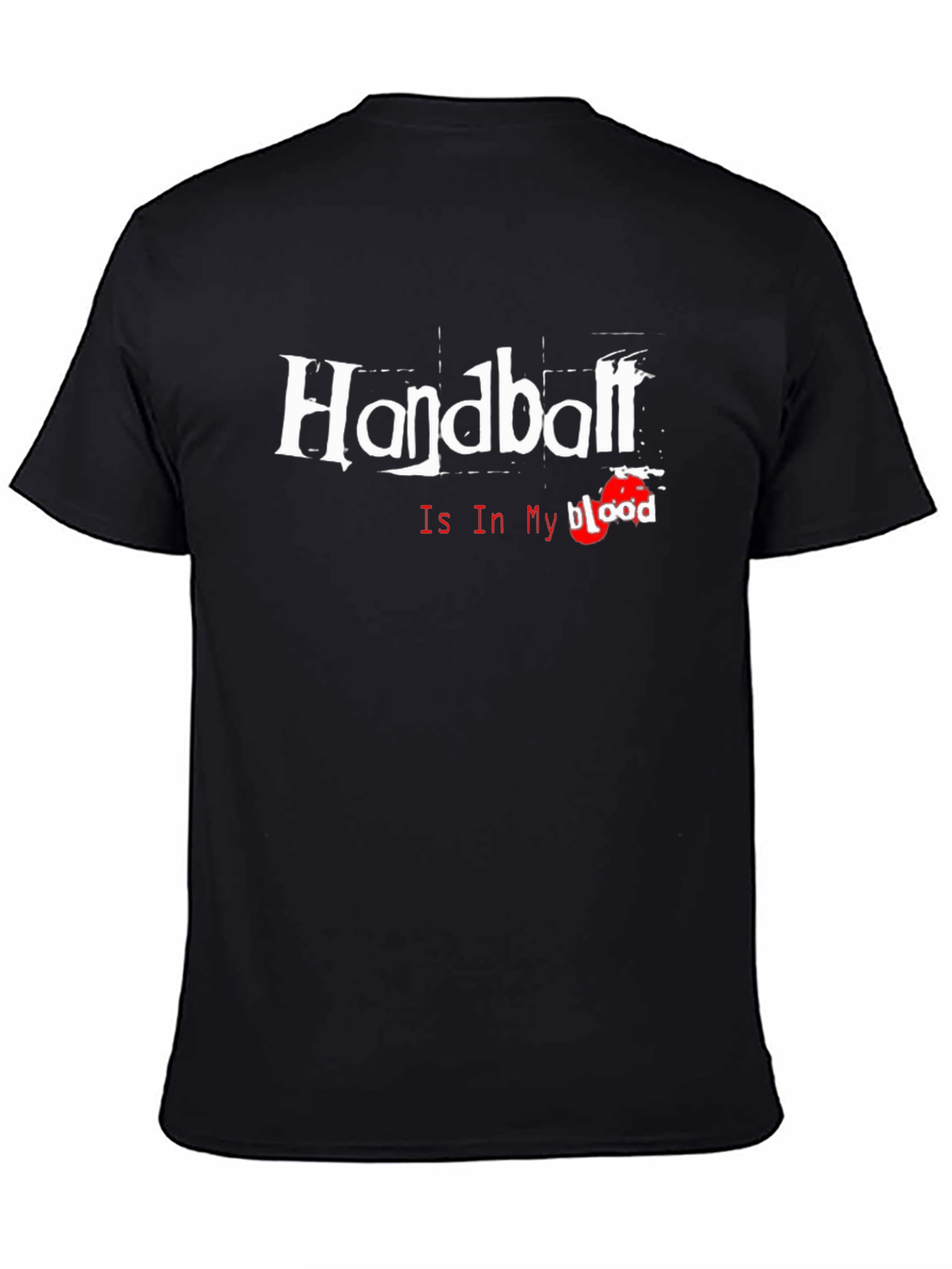 Handball Is In My Blood T-Shirt - Black