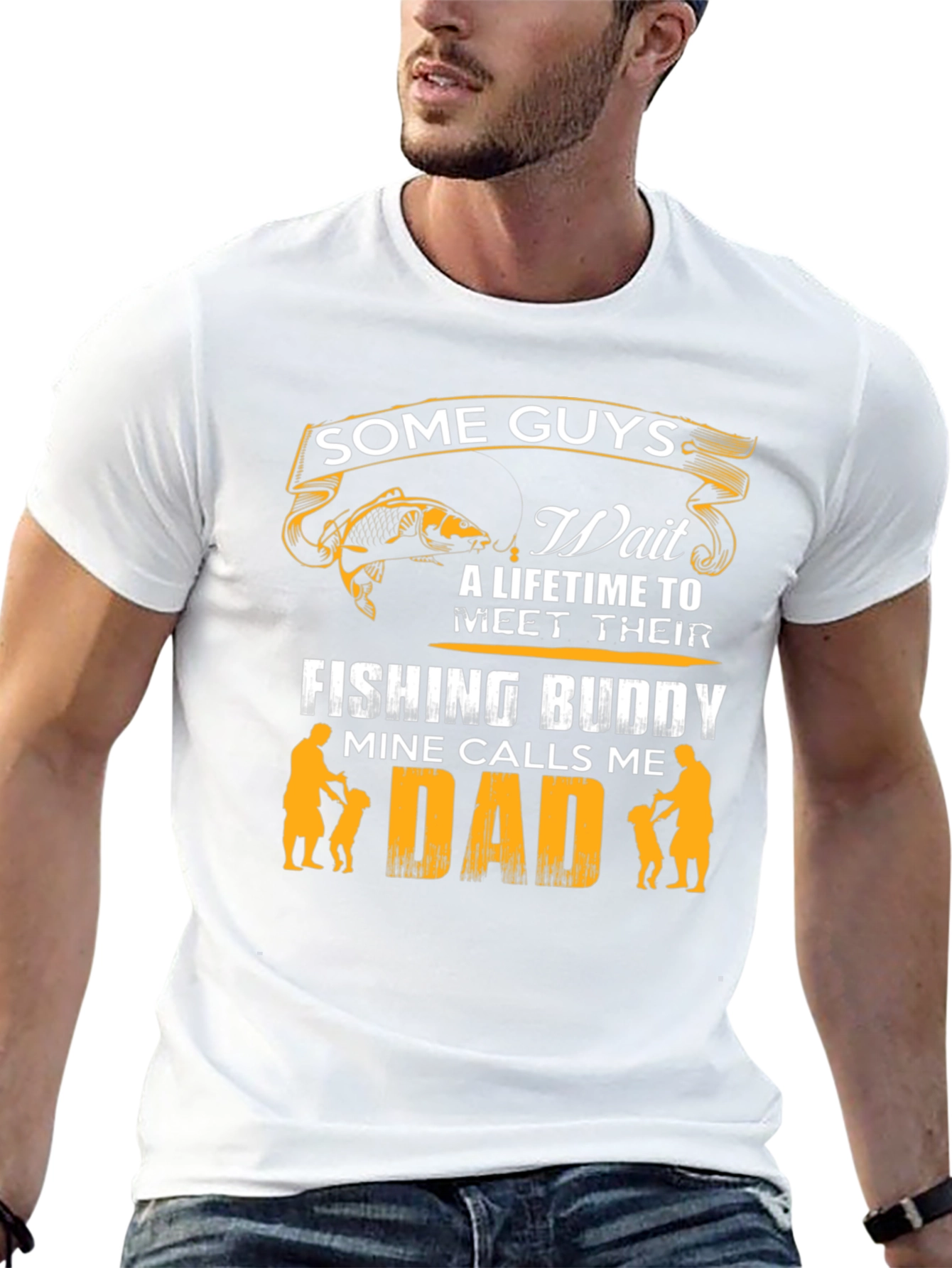 Fishing Buddy Dad T-Shirt