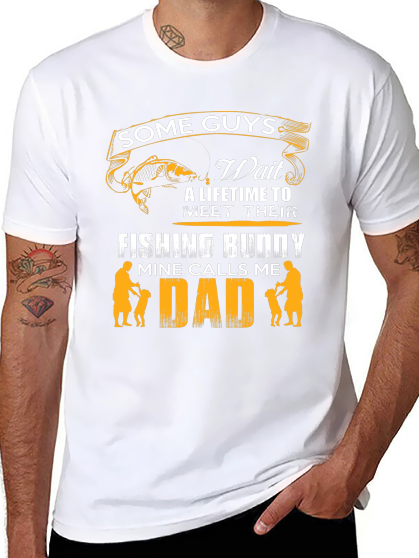 Fishing Buddy Dad T-Shirt