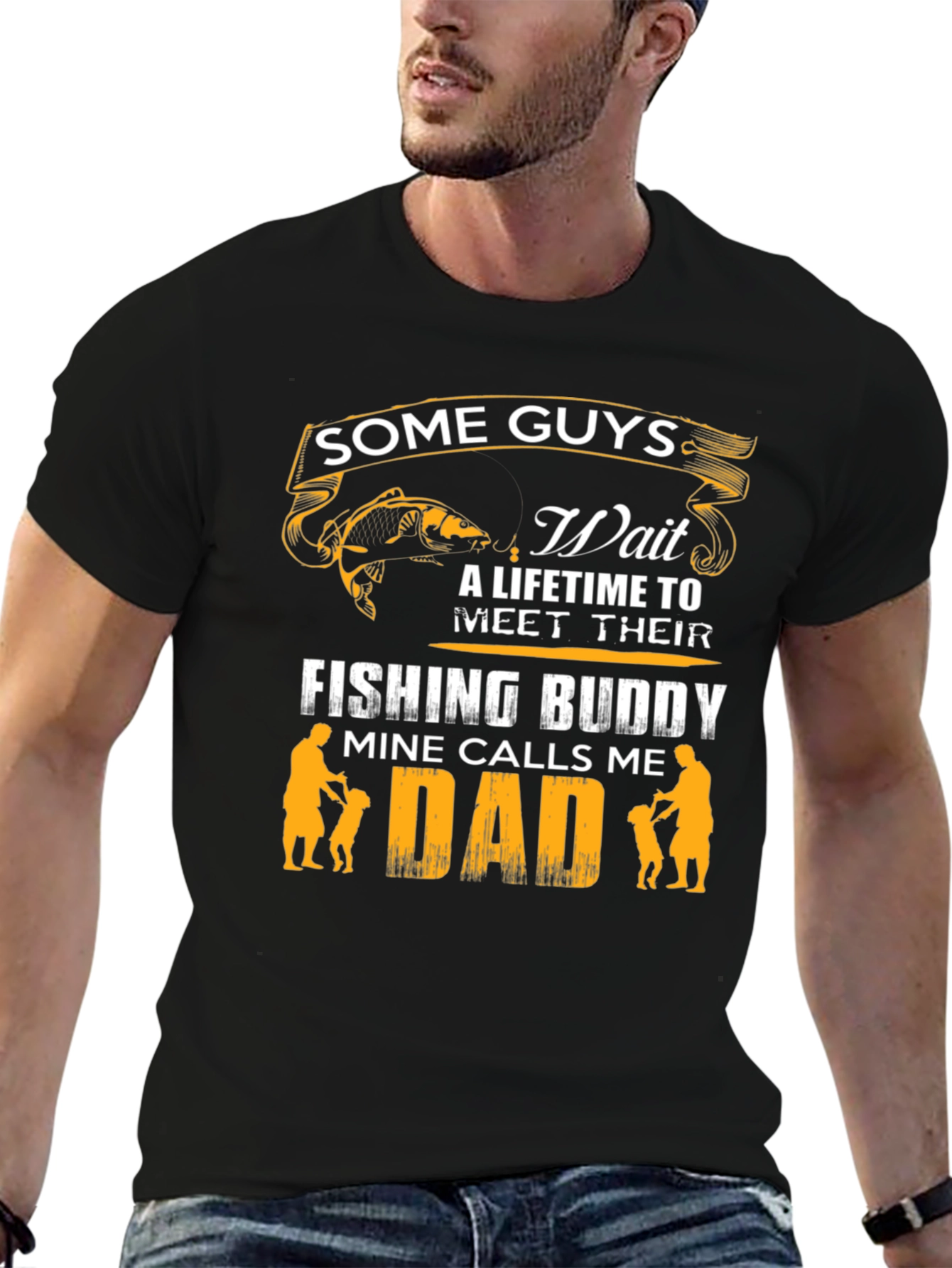 Fishing Buddy Dad T-Shirt