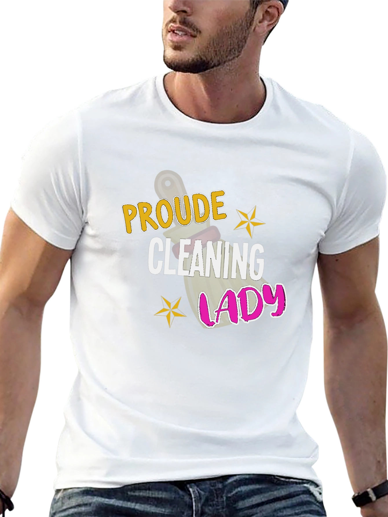Proud Cleaning Lady Graphic T-Shirt