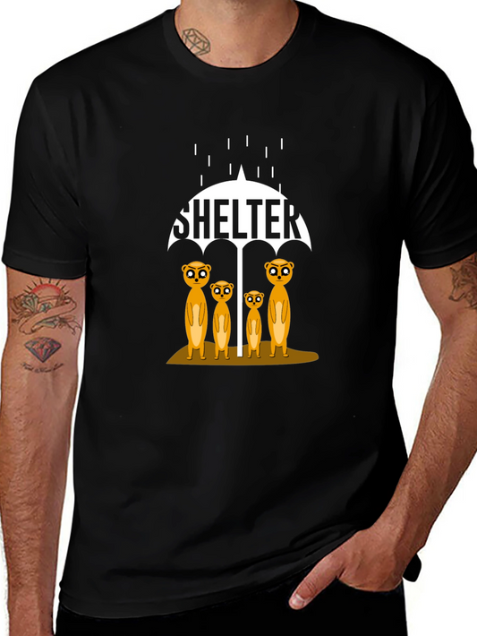 Shelter Meerkats Graphic T-Shirt - Unisex Cotton Tee