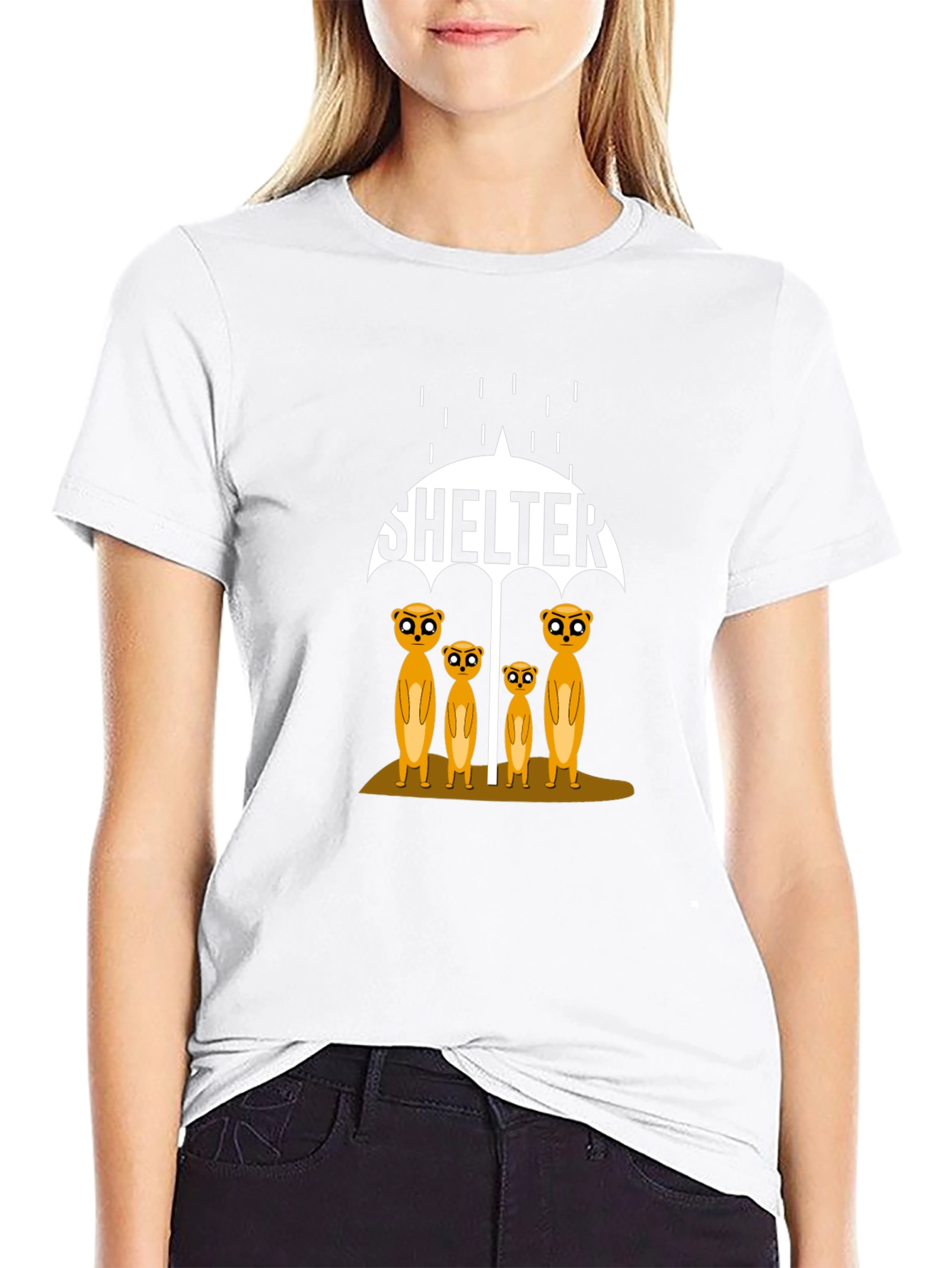 Shelter Meerkats Graphic T-Shirt - Unisex Cotton Tee