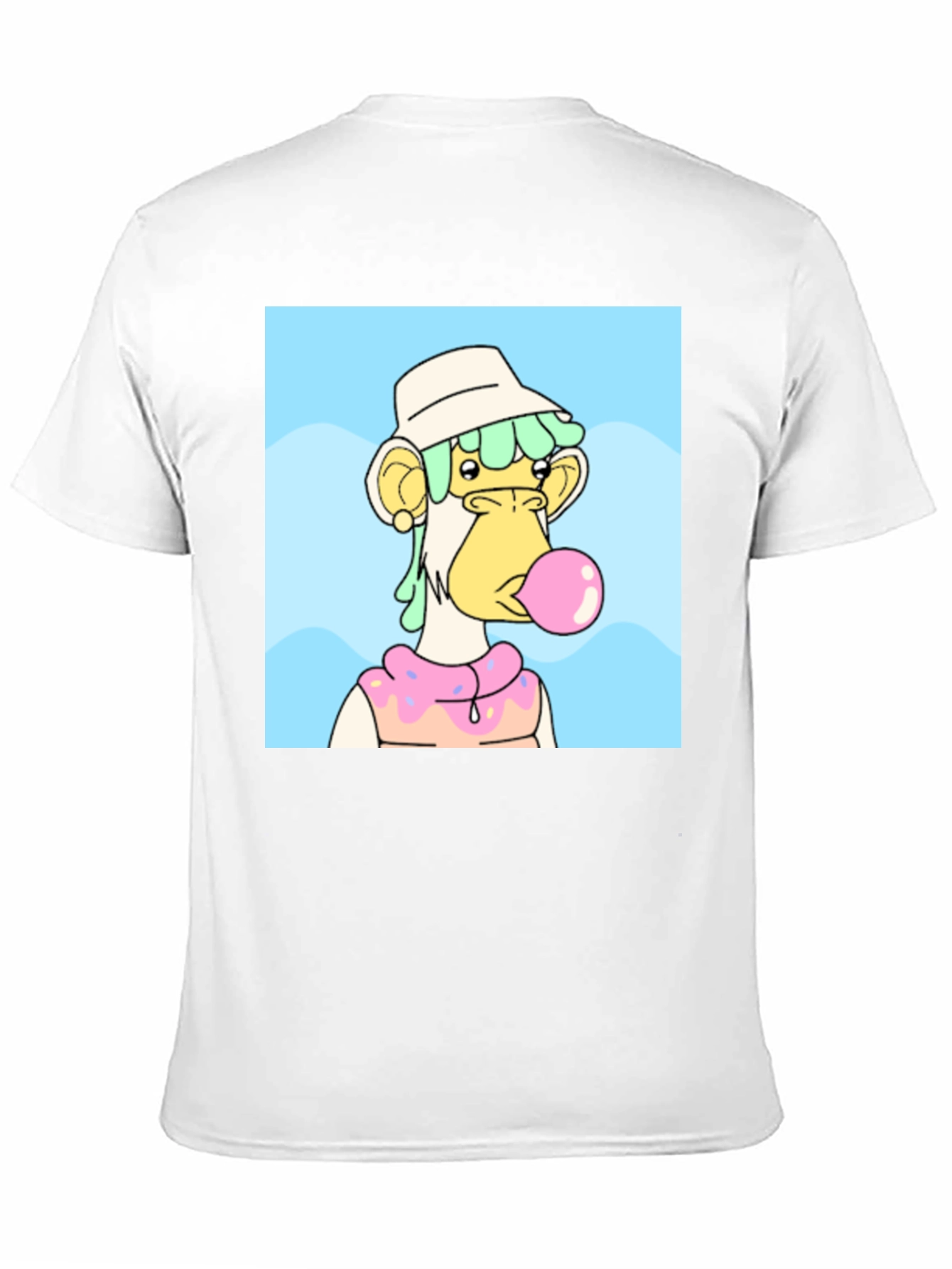 NFT Bubblegum Ape Graphic Tee - Black