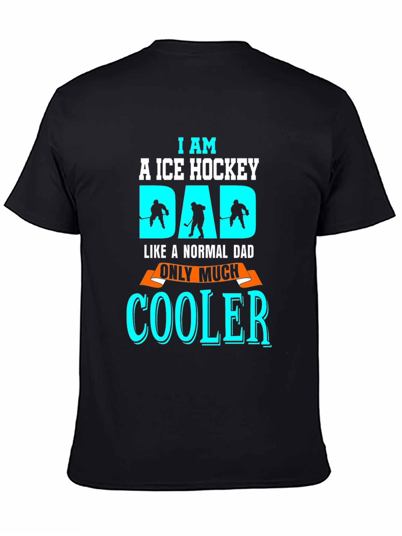Ice Hockey Dad T-Shirt - Cool Fathers Day Tee