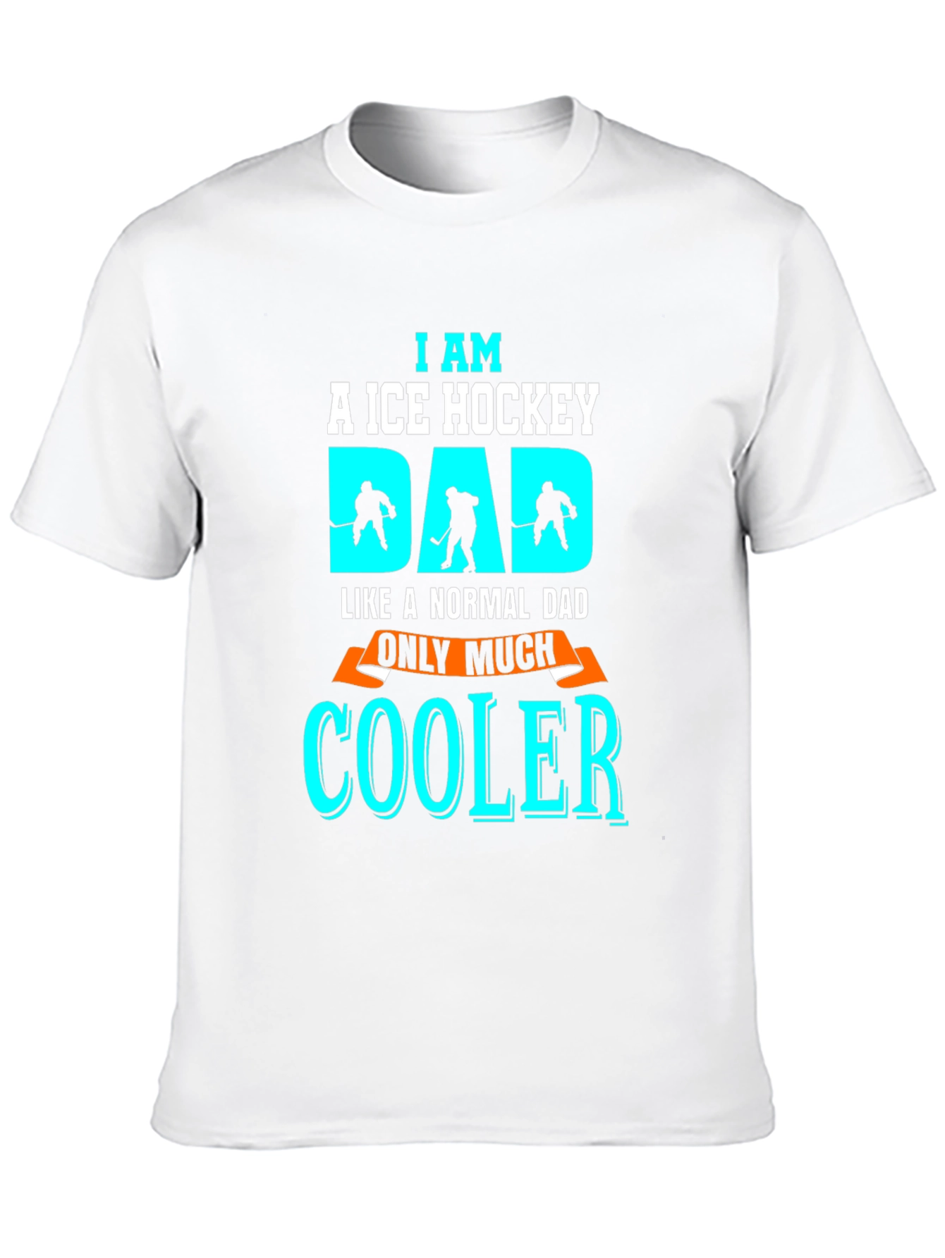 Ice Hockey Dad T-Shirt - Cool Fathers Day Tee
