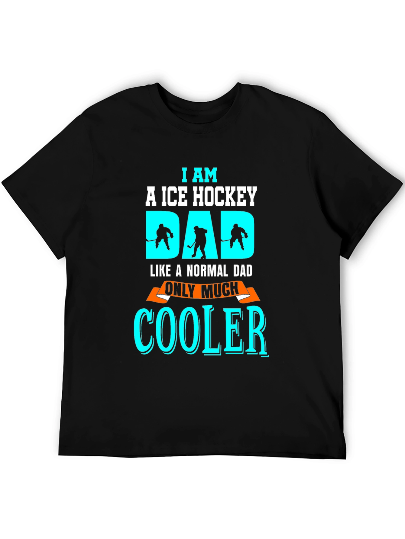 Ice Hockey Dad T-Shirt - Cool Fathers Day Tee