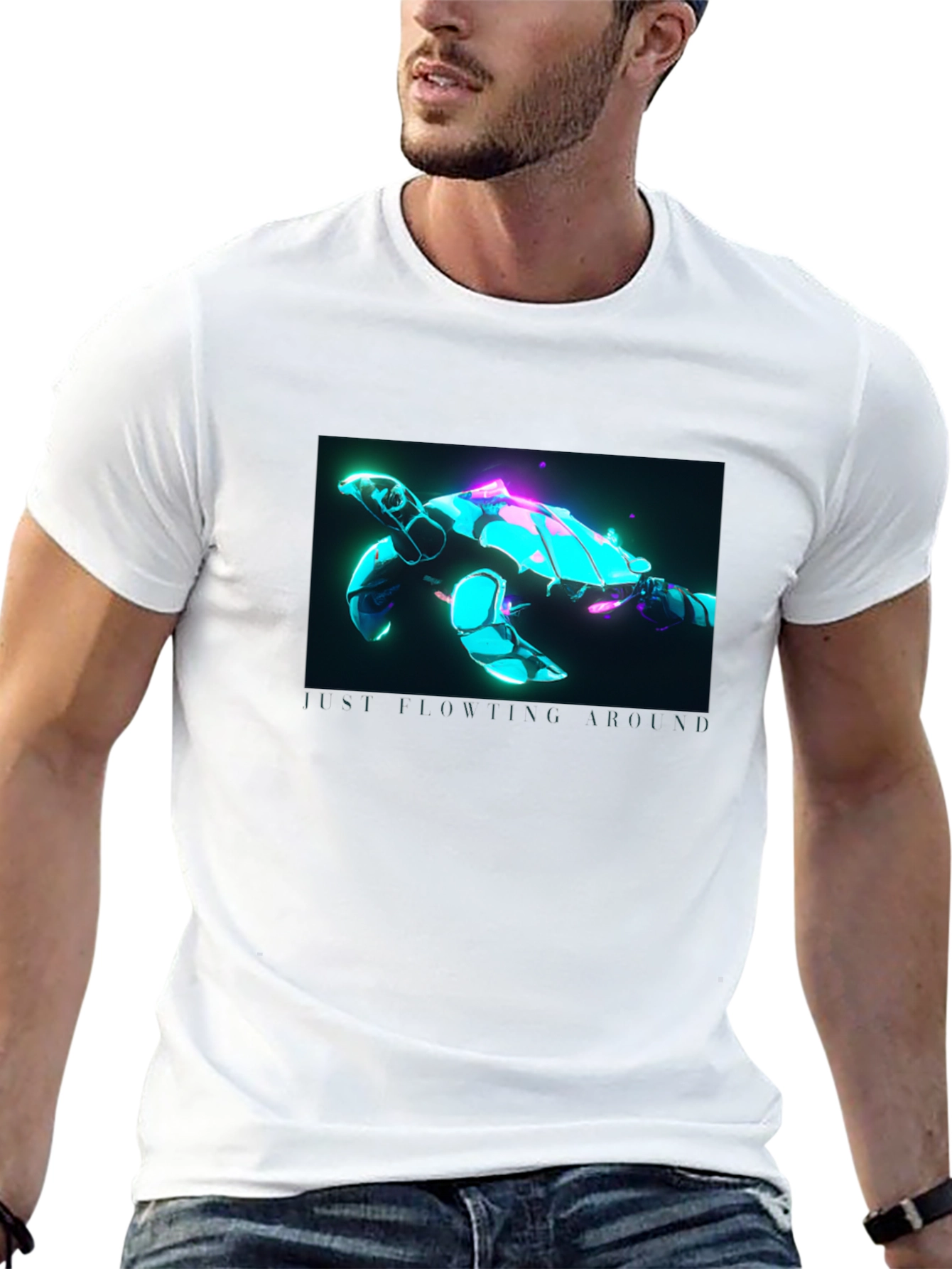 Cyberpunk Turtle Graphic Tee - Unique Design