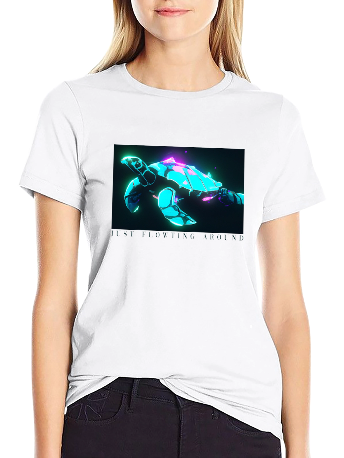 Cyberpunk Turtle Graphic Tee - Unique Design