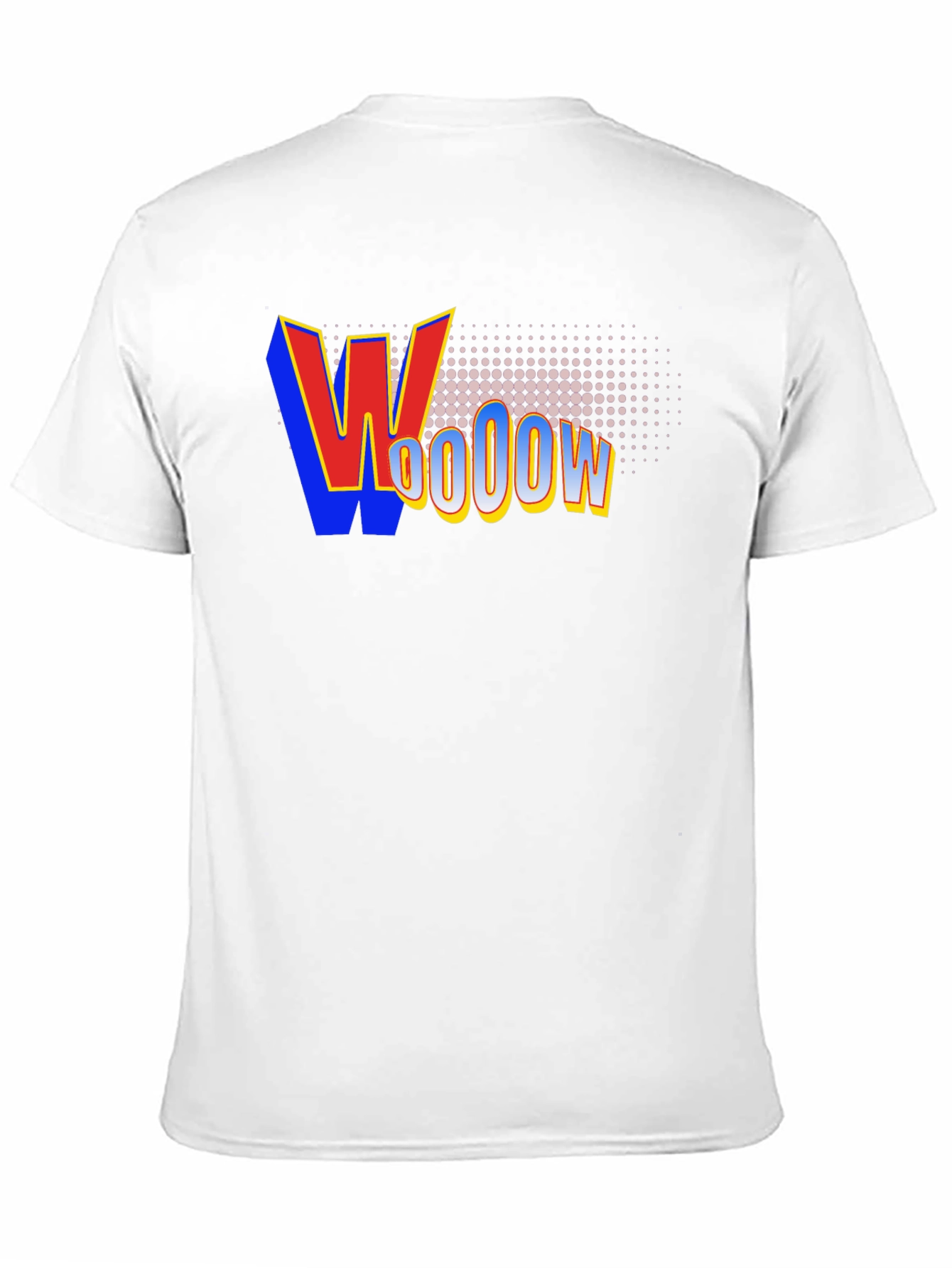 Woow Comic Style Graphic T-Shirt