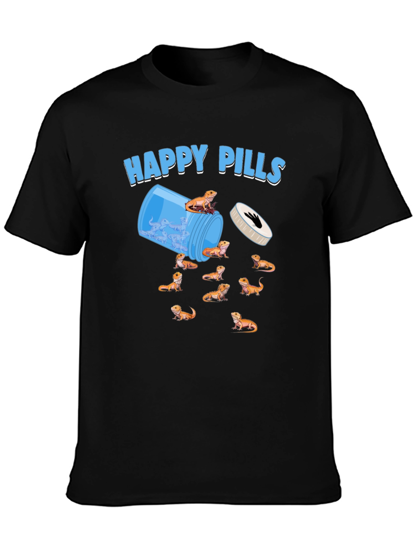 Happy Pills Bearded Dragon T-Shirt