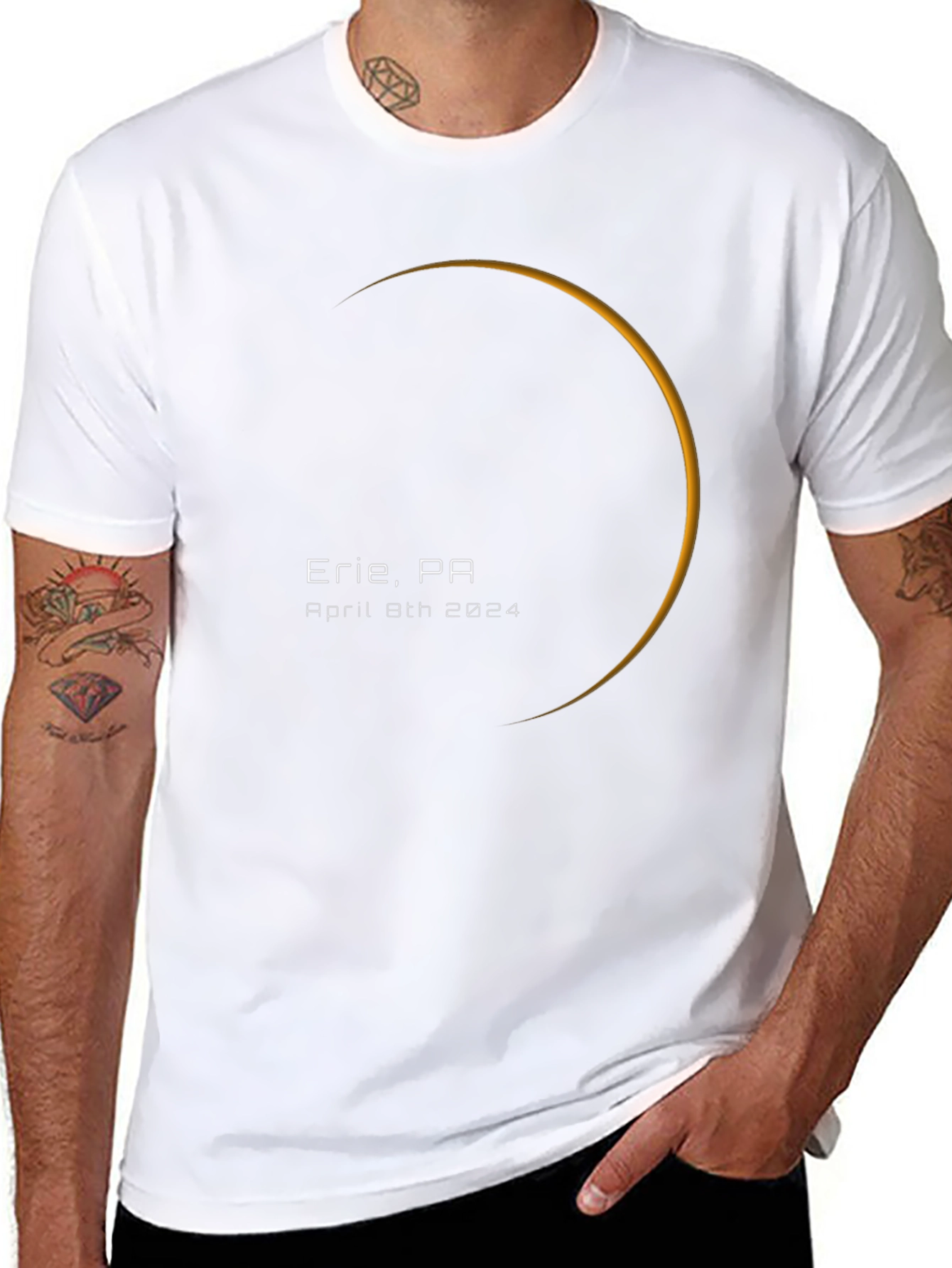 Erie PA Solar Eclipse April 8th 2024 T-Shirt