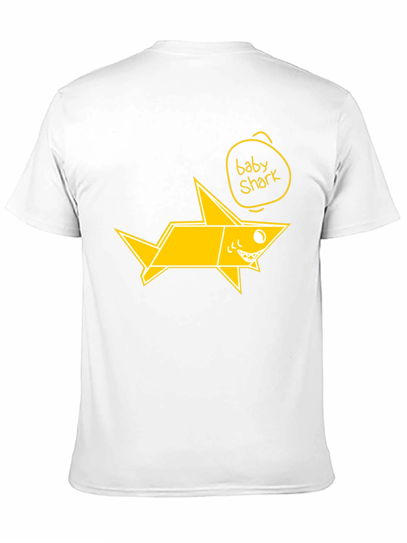 Baby Shark Origami Graphic Tee - Black