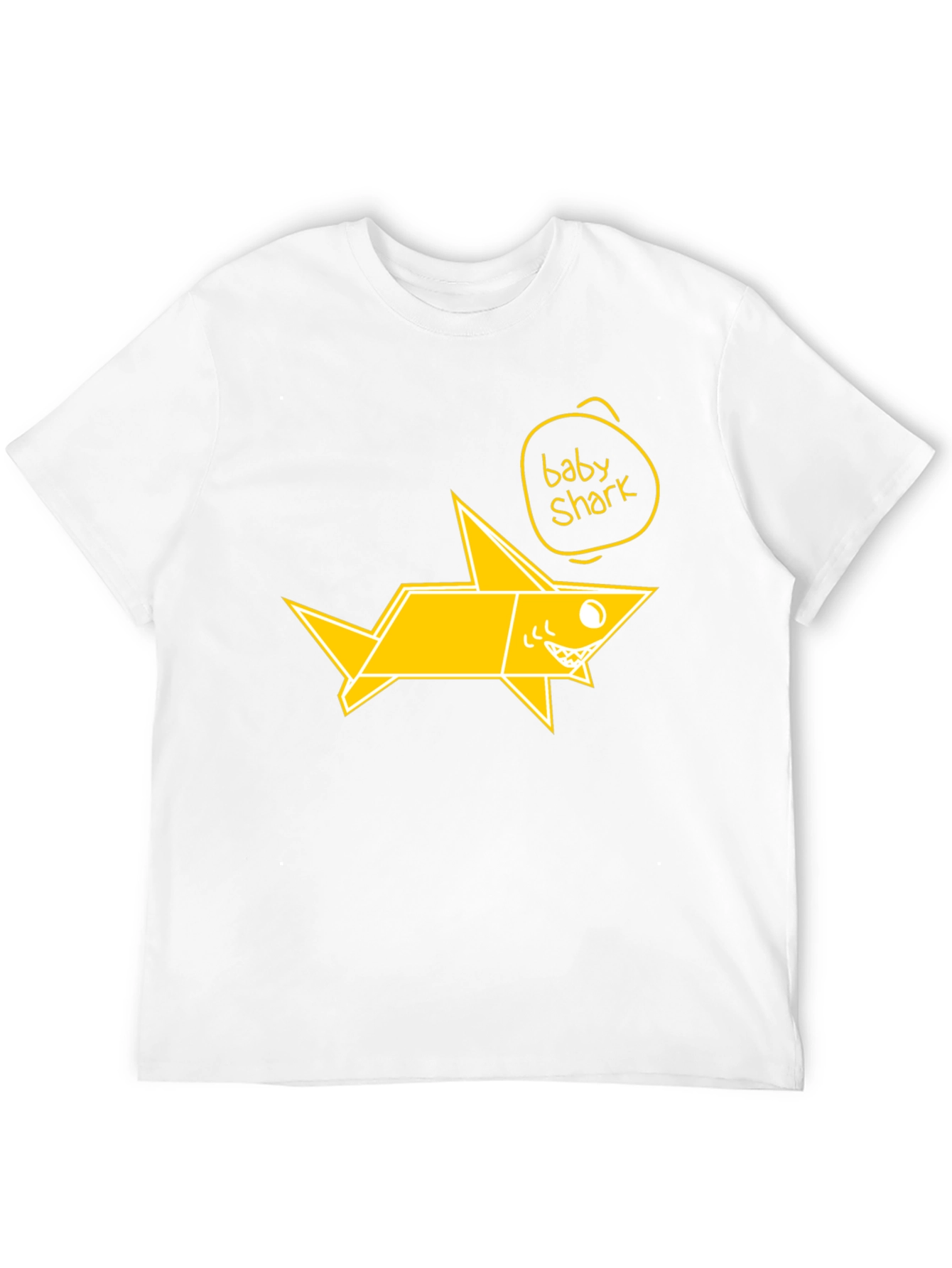 Baby Shark Origami Graphic Tee - Black