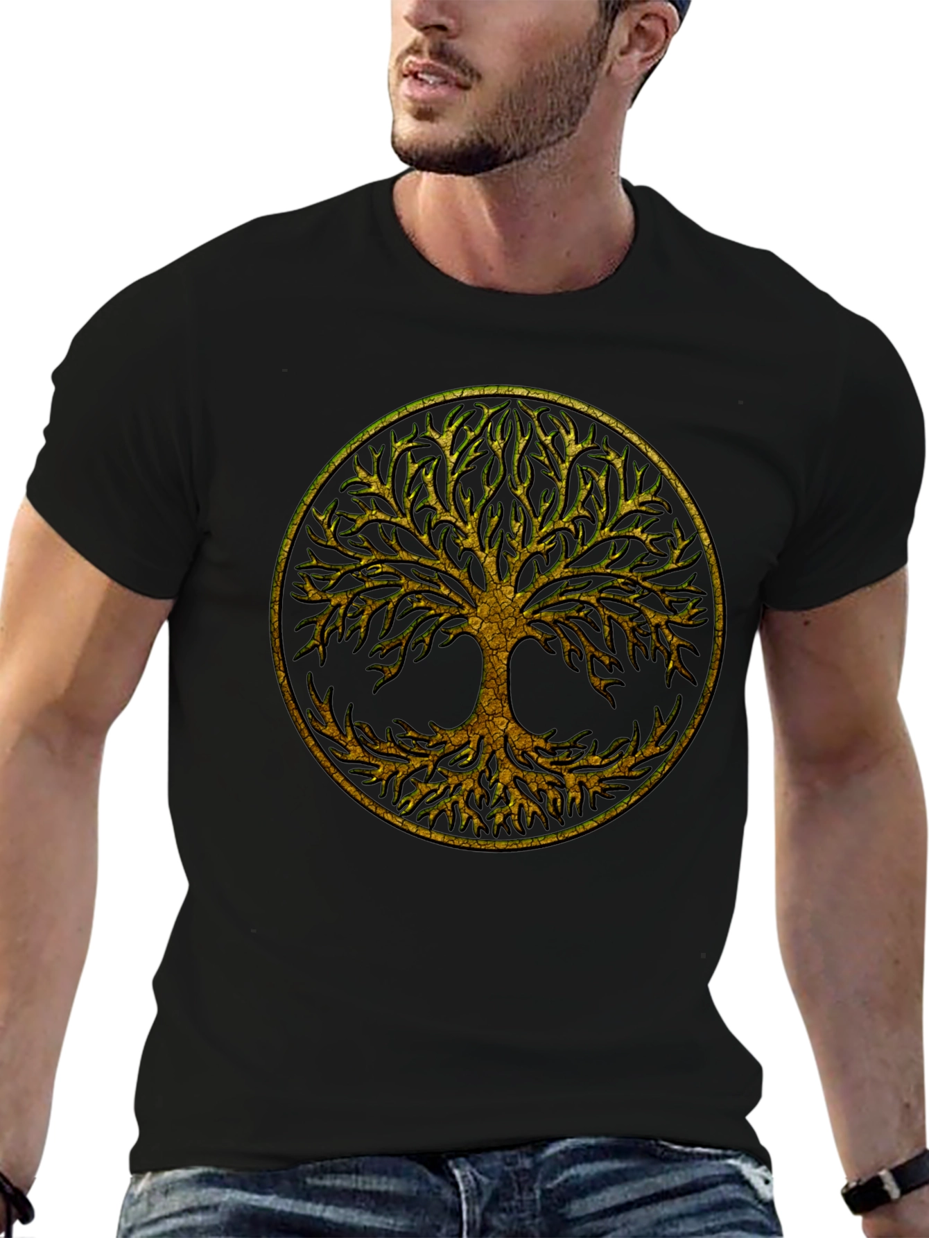 Tree of Life Graphic Black T-Shirt