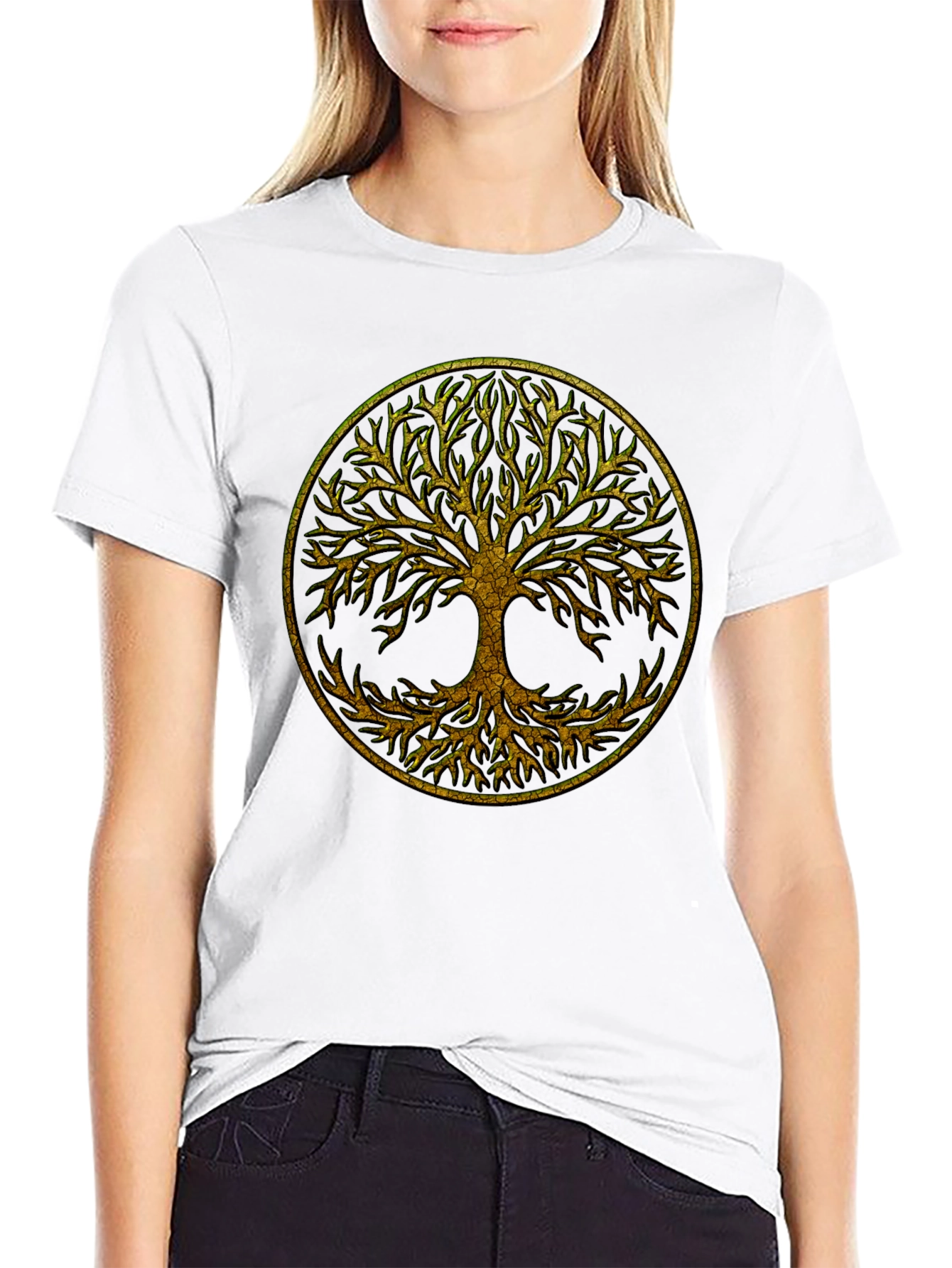 Tree of Life Graphic Black T-Shirt