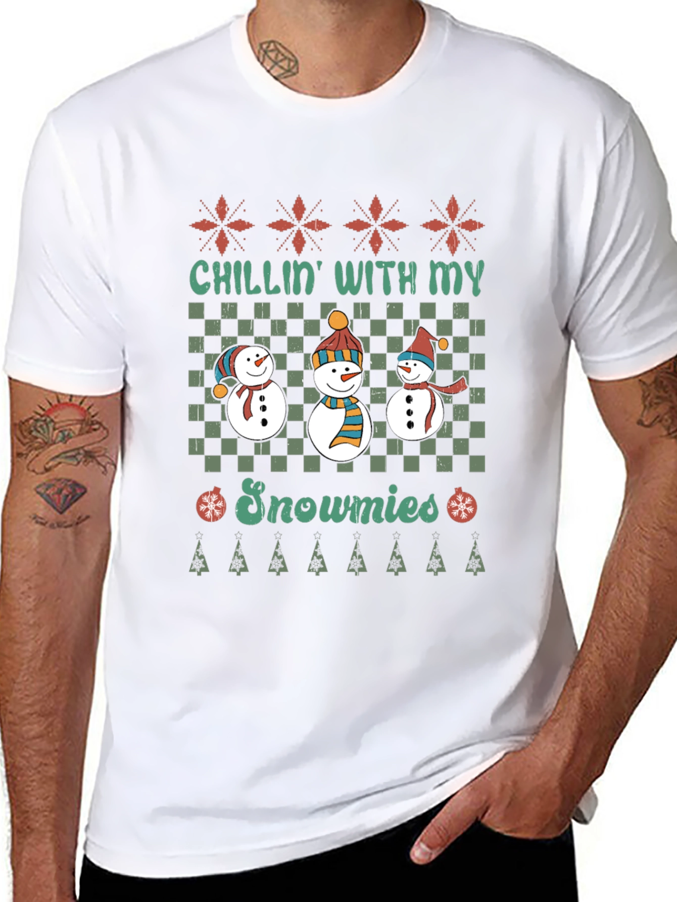 Chillin With My Snowmies Graphic Tee