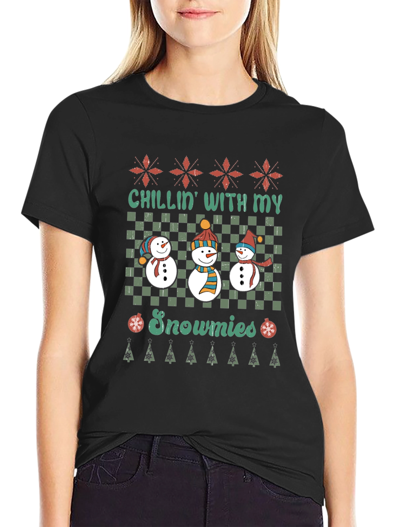 Chillin With My Snowmies Graphic Tee