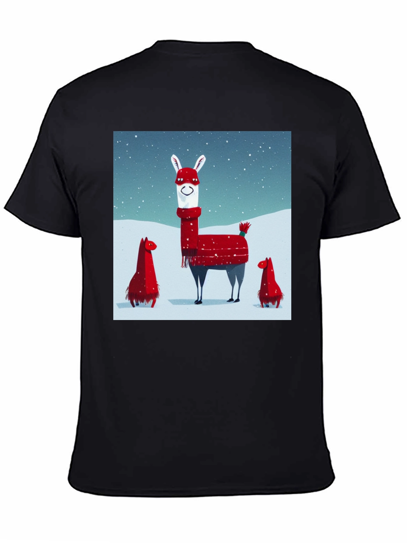 Festive Llama Christmas T-Shirt