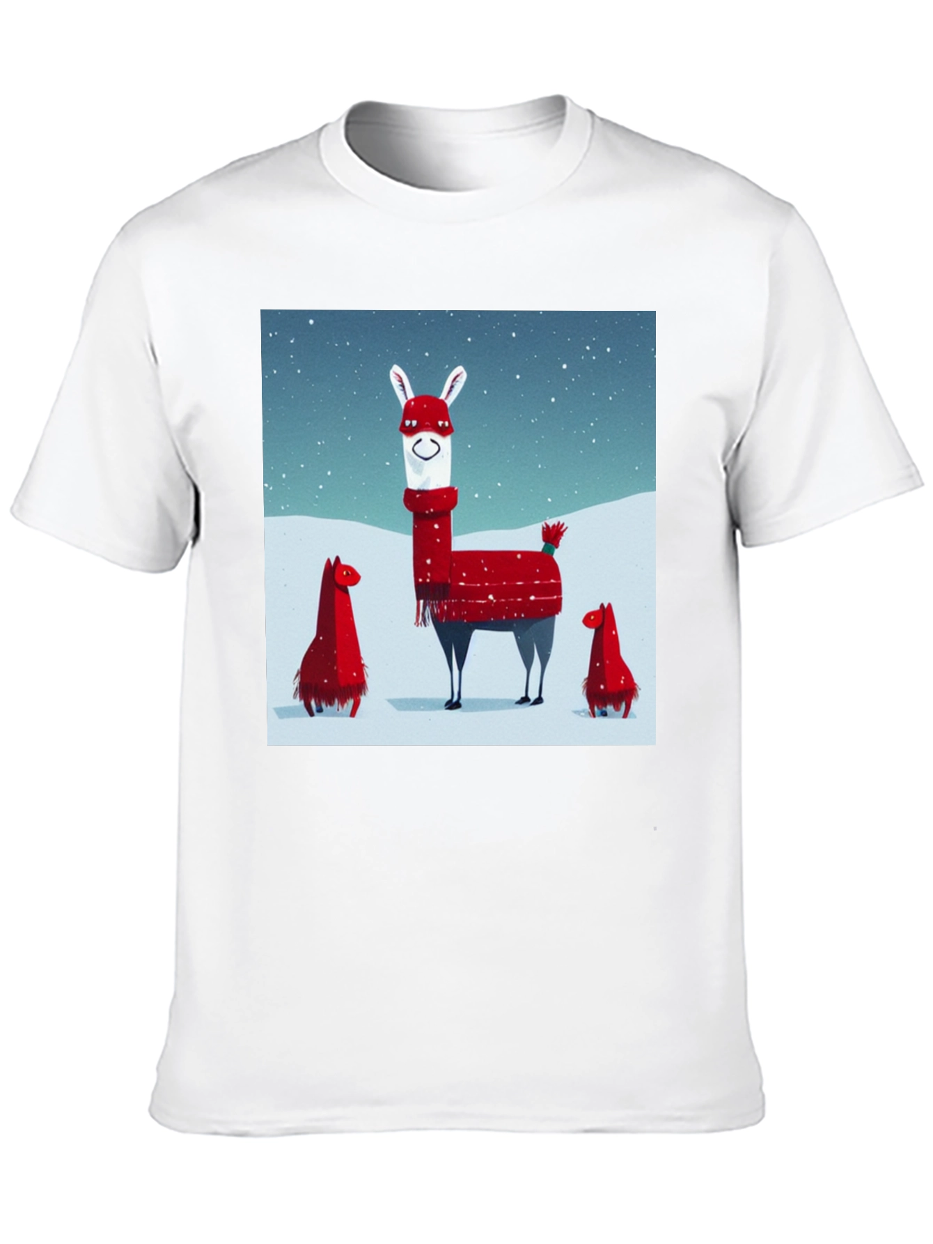 Festive Llama Christmas T-Shirt