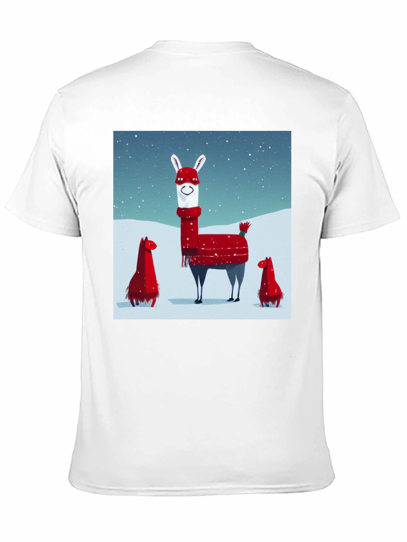 Festive Llama Christmas T-Shirt