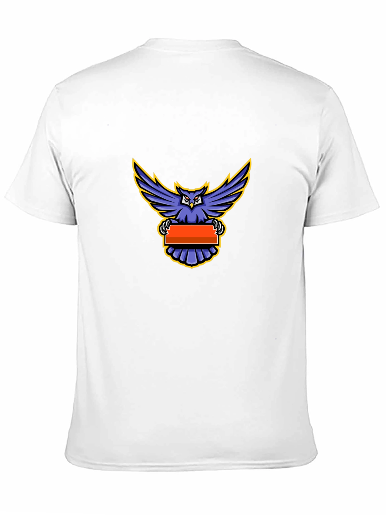 Owl Graphic Print Crew Neck T-Shirt
