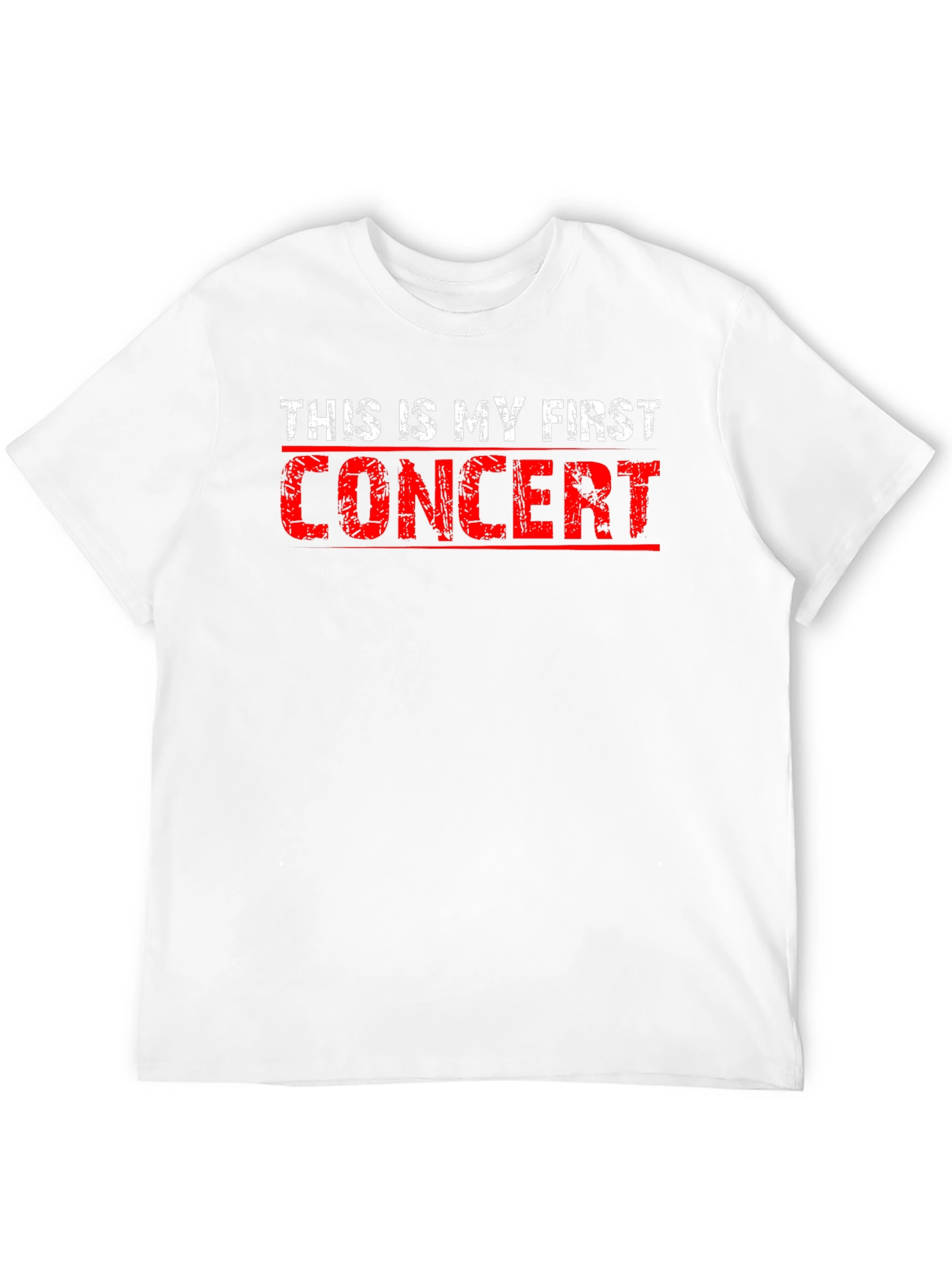 First Concert Graphic Tee - Trendy Black T-Shirt
