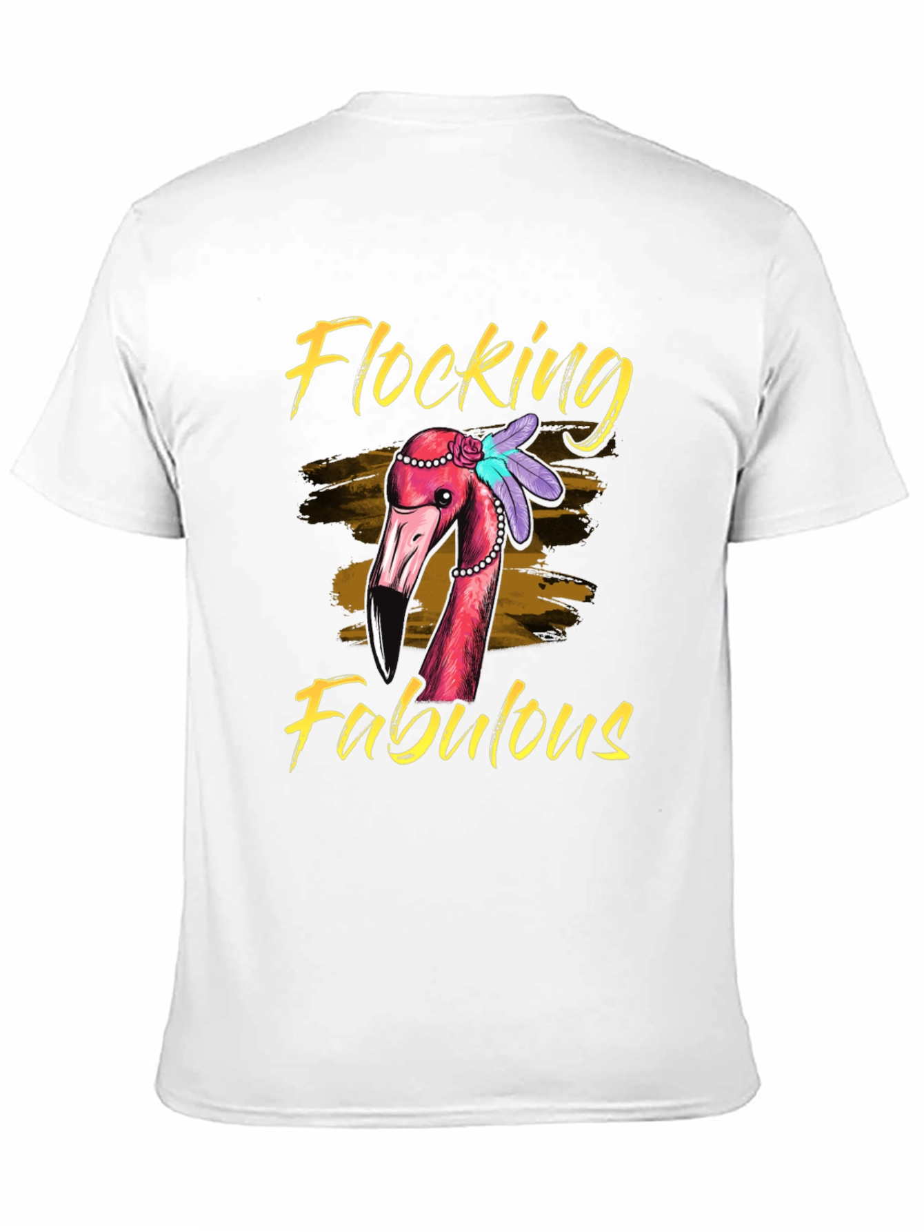Flocking Fabulous Flamingo Graphic Tee