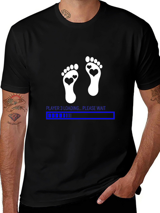 Player 3 Loading Black Graphic Tee