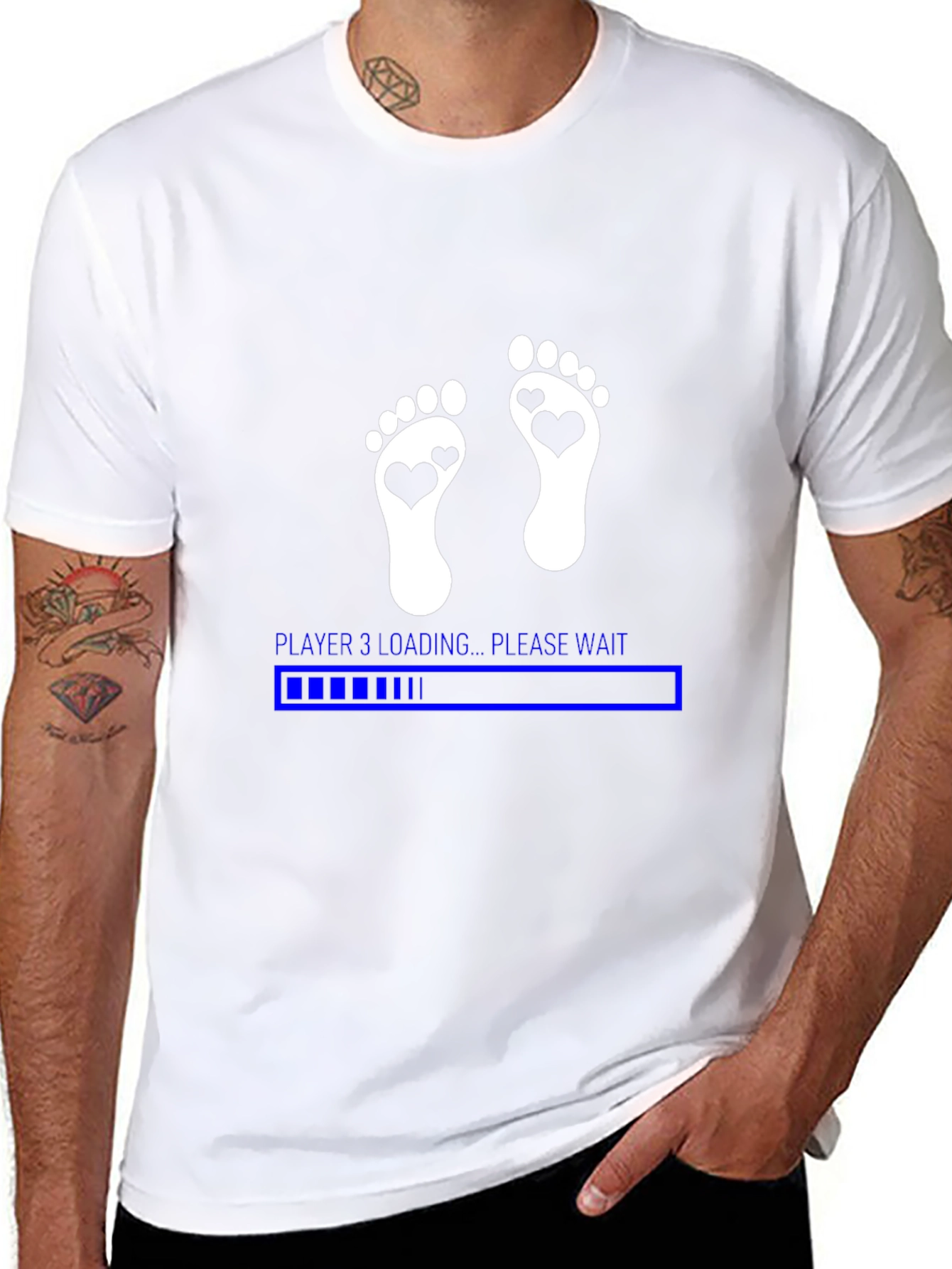 Player 3 Loading Black Graphic Tee