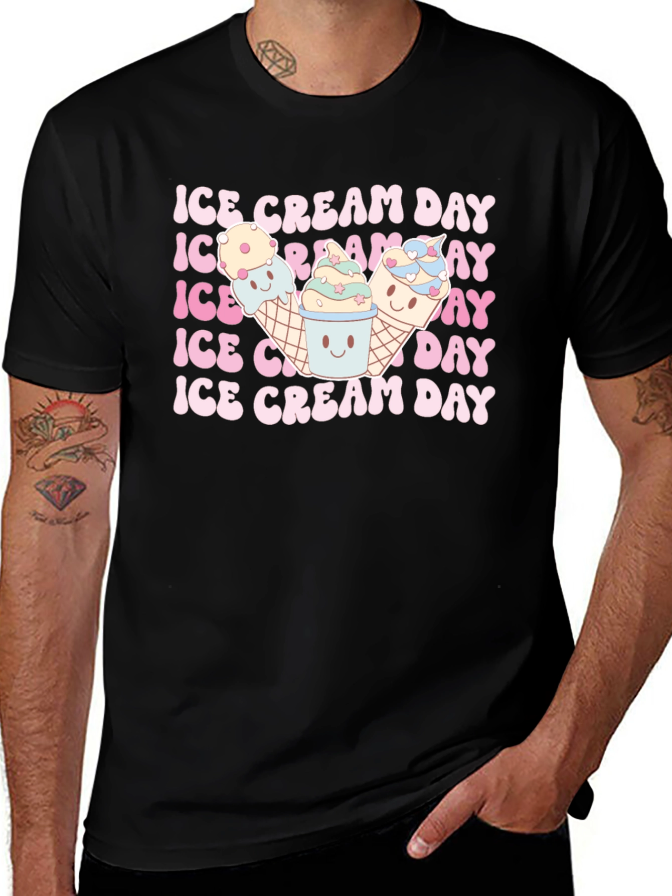 Ice Cream Day Graphic Tee