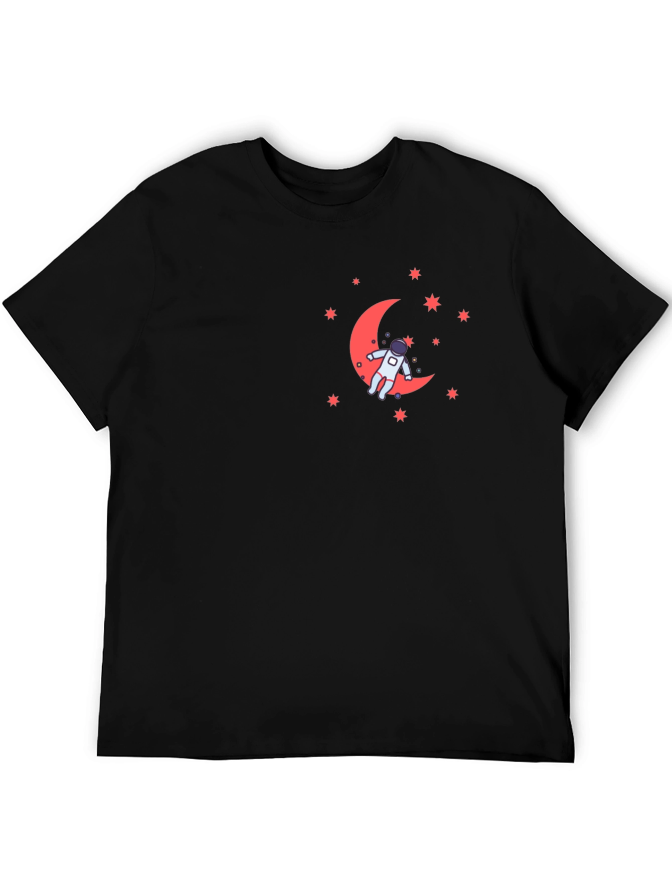 Astronaut on Moon Graphic Tee