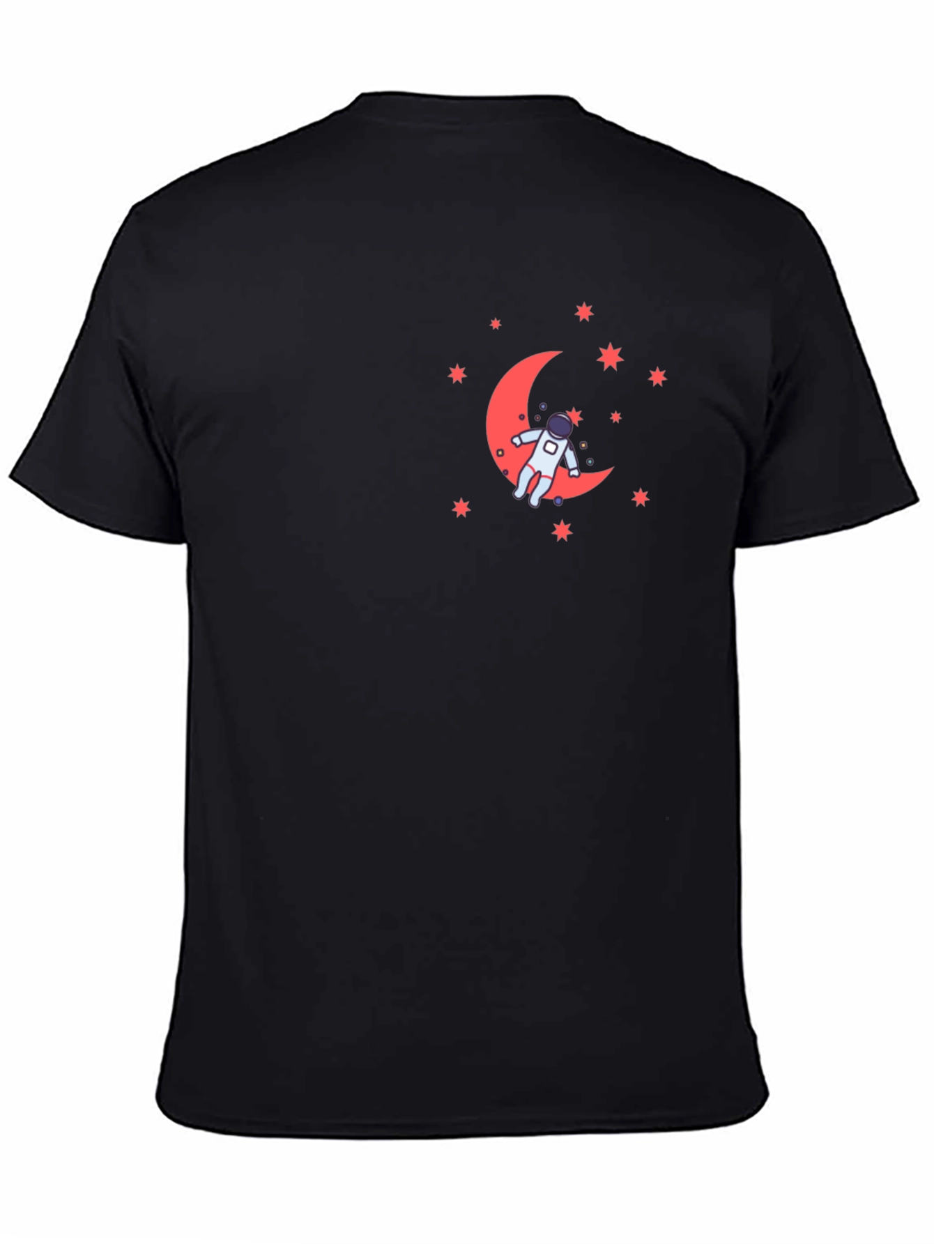 Astronaut on Moon Graphic Tee