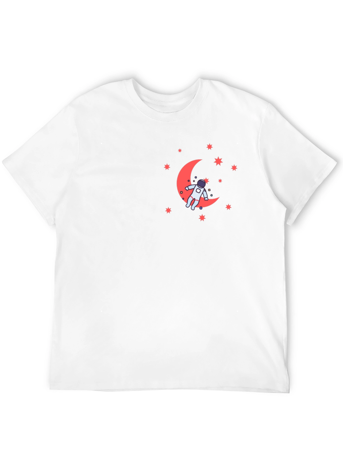 Astronaut on Moon Graphic Tee