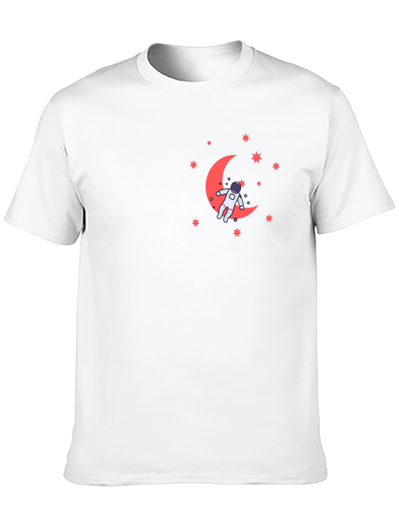 Astronaut on Moon Graphic Tee