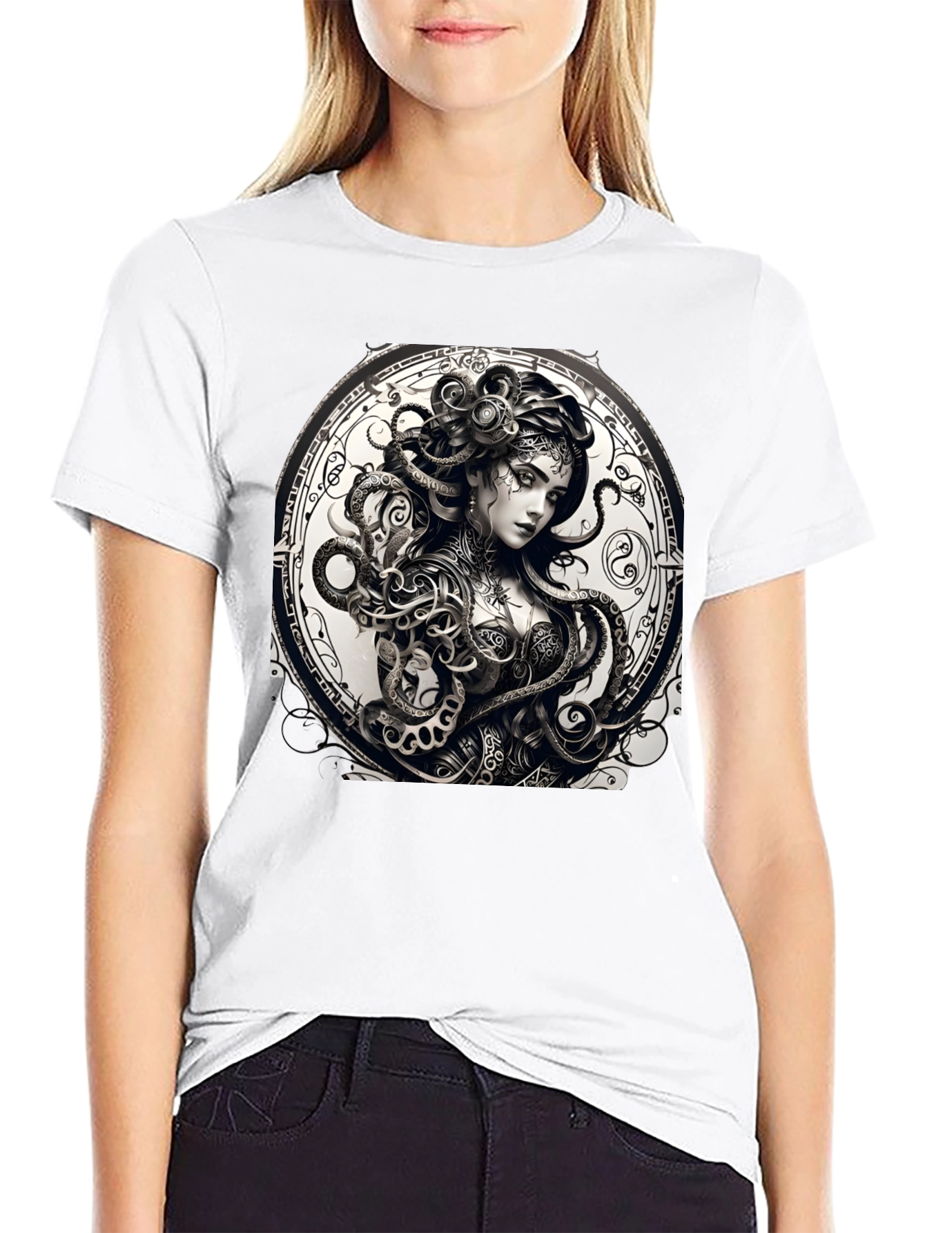 Medusa Graphic Tee - Black T-Shirt
