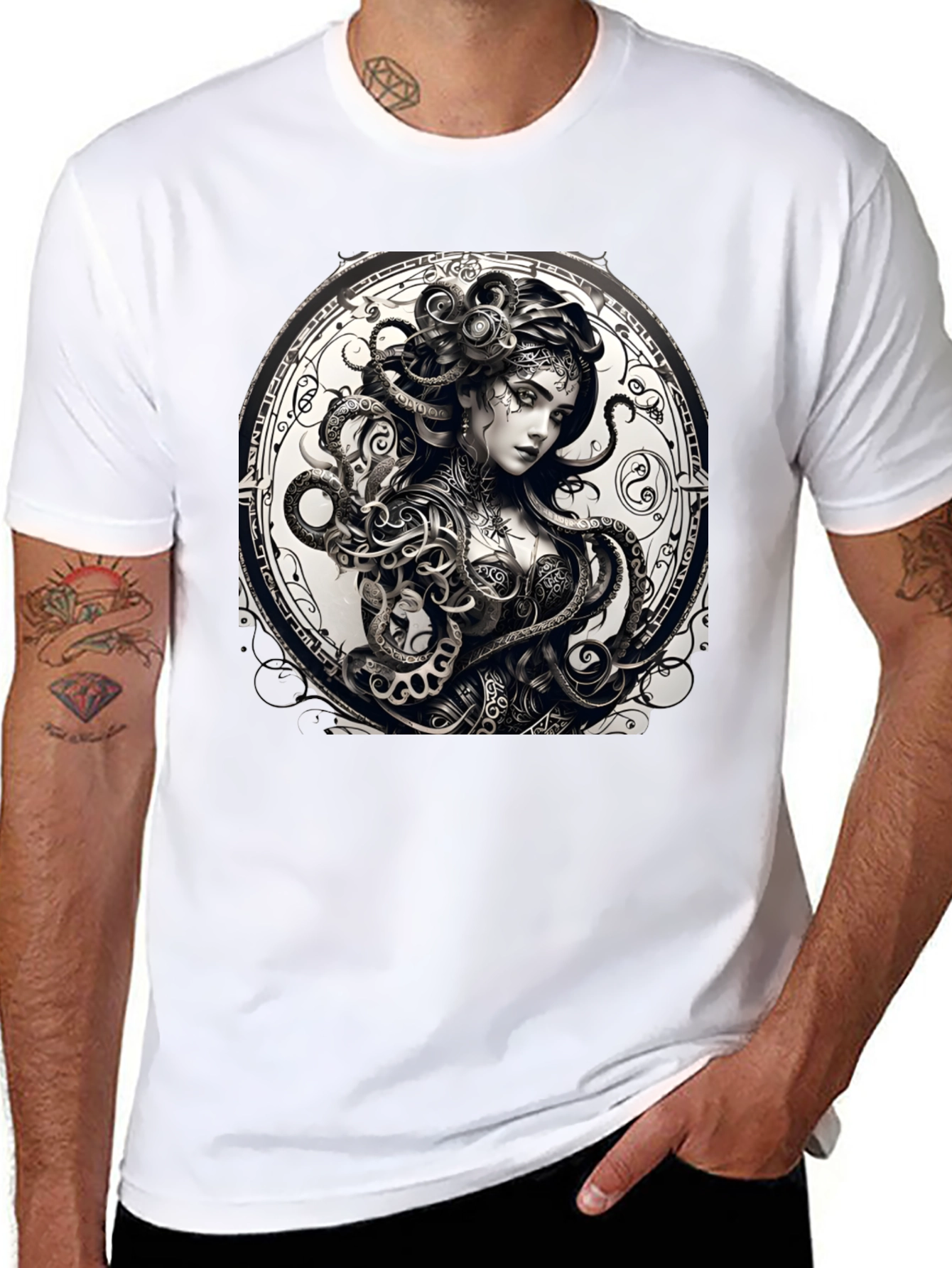 Medusa Graphic Tee - Black T-Shirt